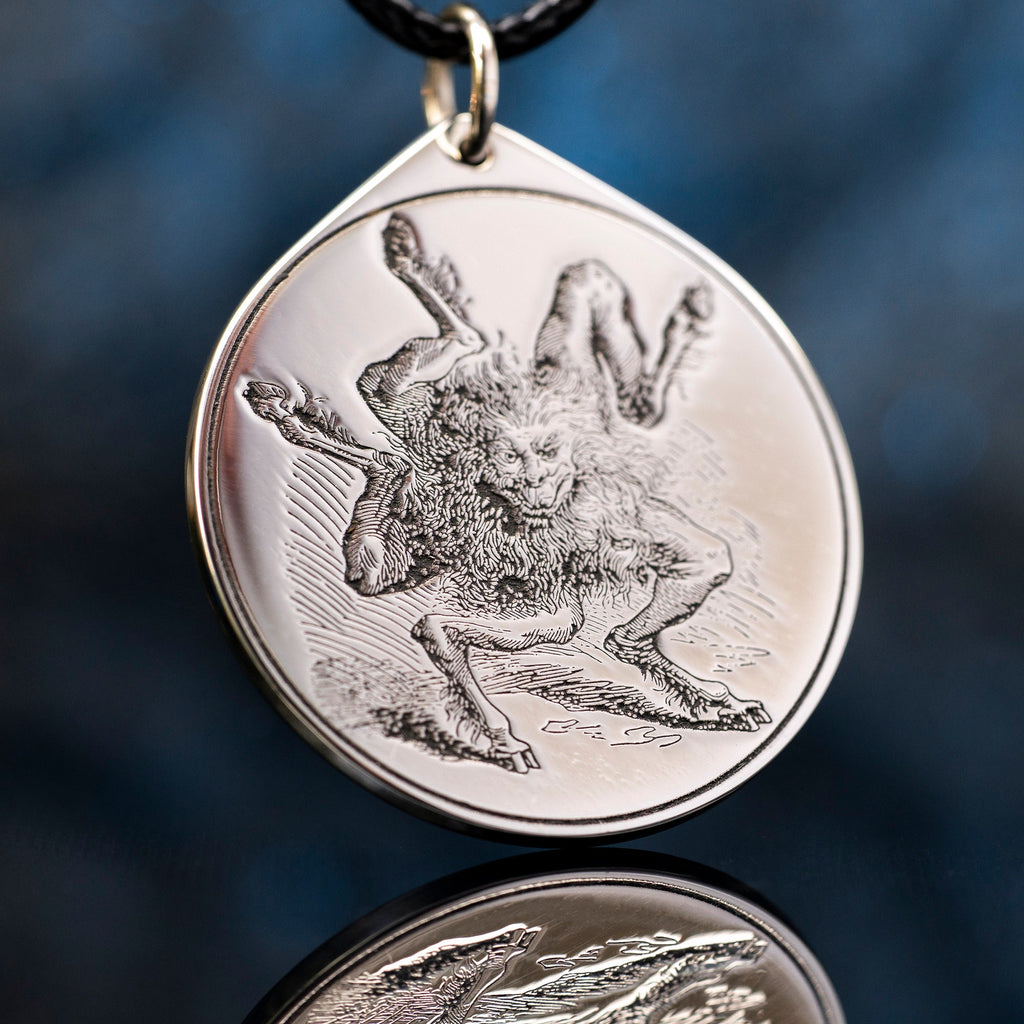 Buer Seal Pendant: Demon of Healing and Wisdom, Solomon Kabbalah Magic Talisman