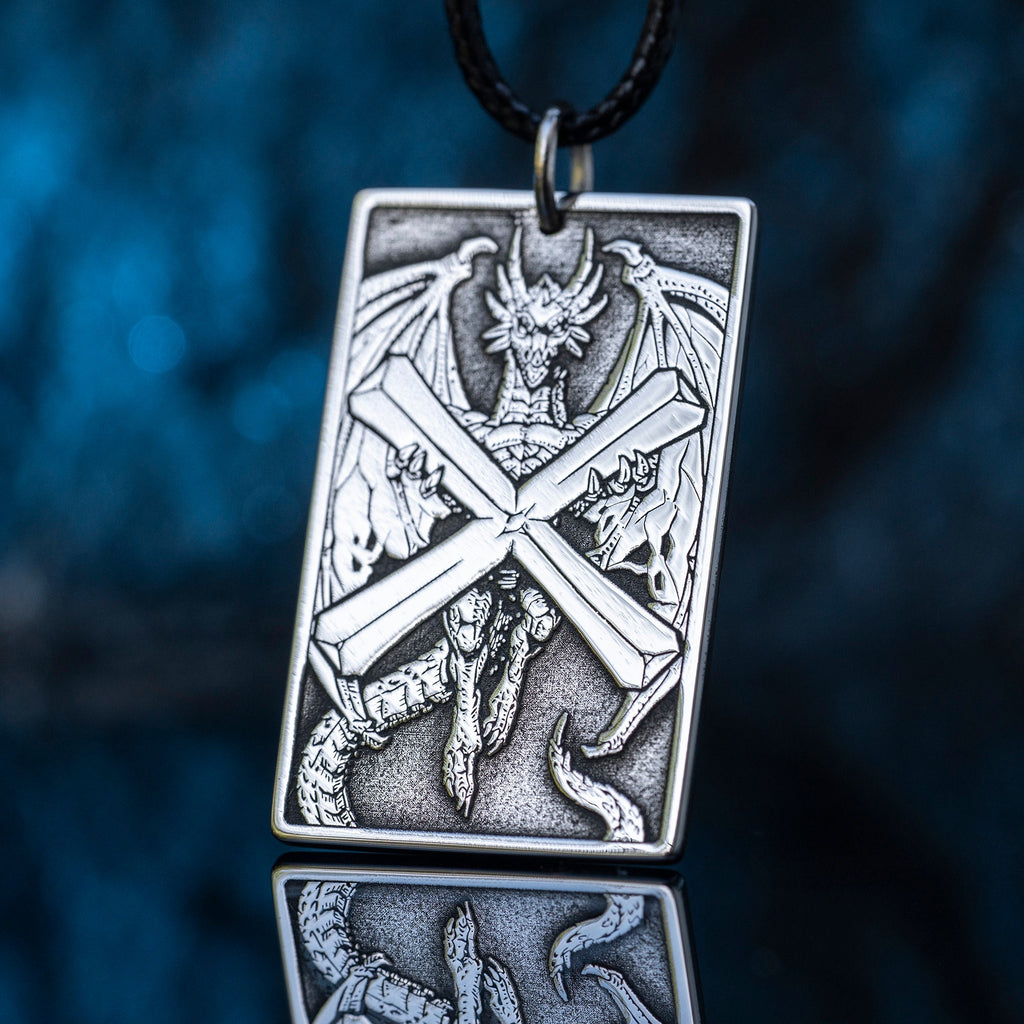 Gebo Rune of Magical Exchange and Gifts Celtic Dragon Treasure Elder Futhark Rune viking magic amulet kabbalah pendant talisman