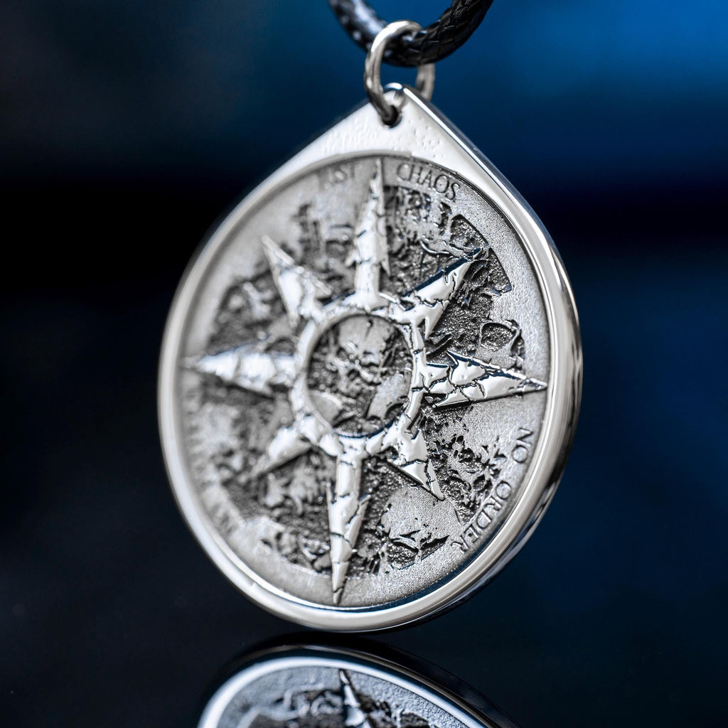 Chaos Star Pendant: Stainless Steel Talisman of Freedom & Transformation
