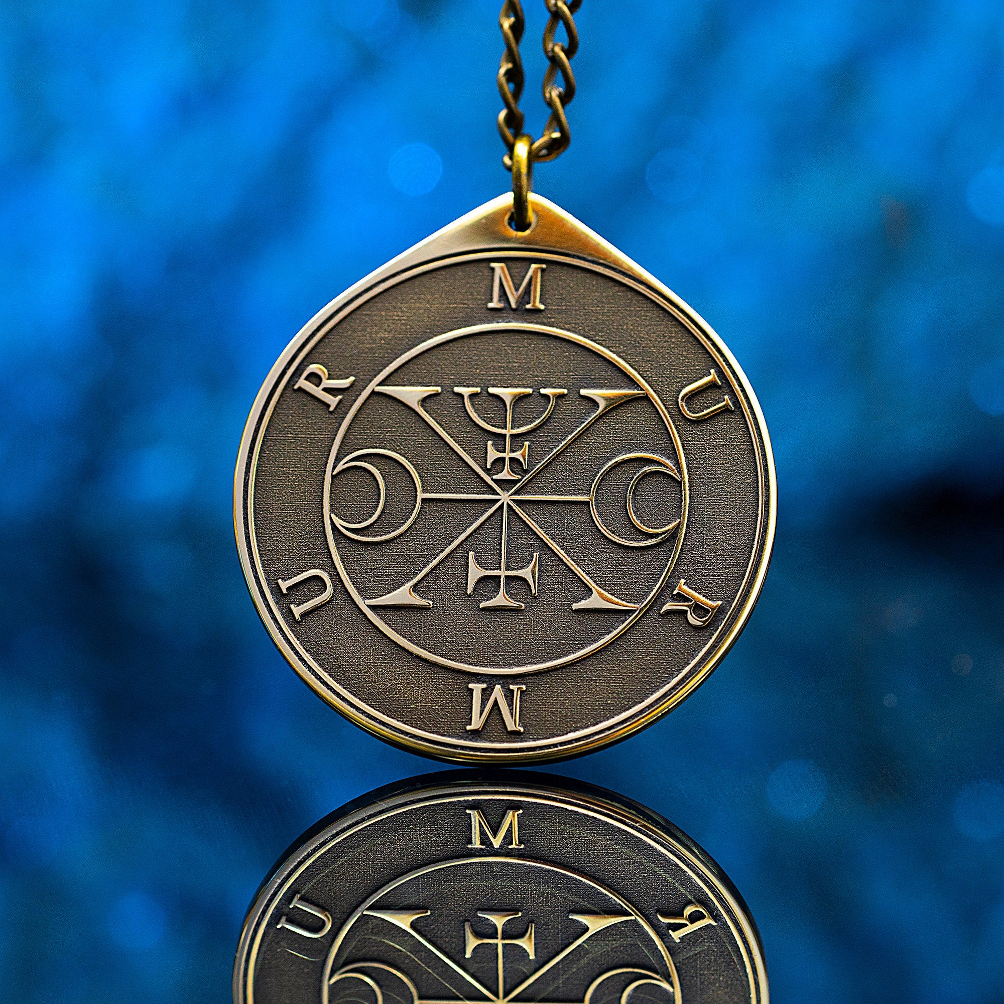 Duke Murmur Seal Pendant: Lesser Key of Solomon Amulet