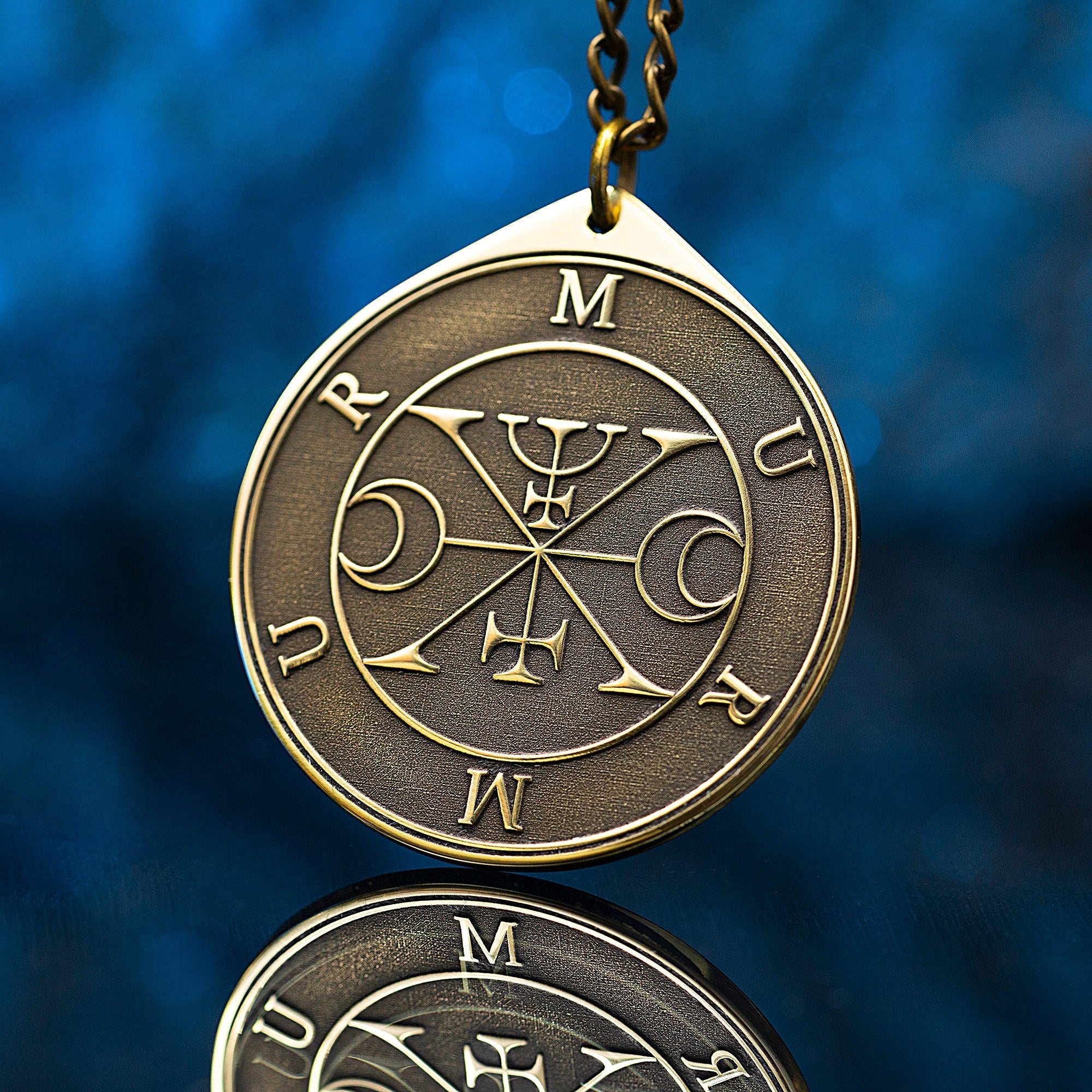 Duke Murmur Seal Pendant: Lesser Key of Solomon Amulet