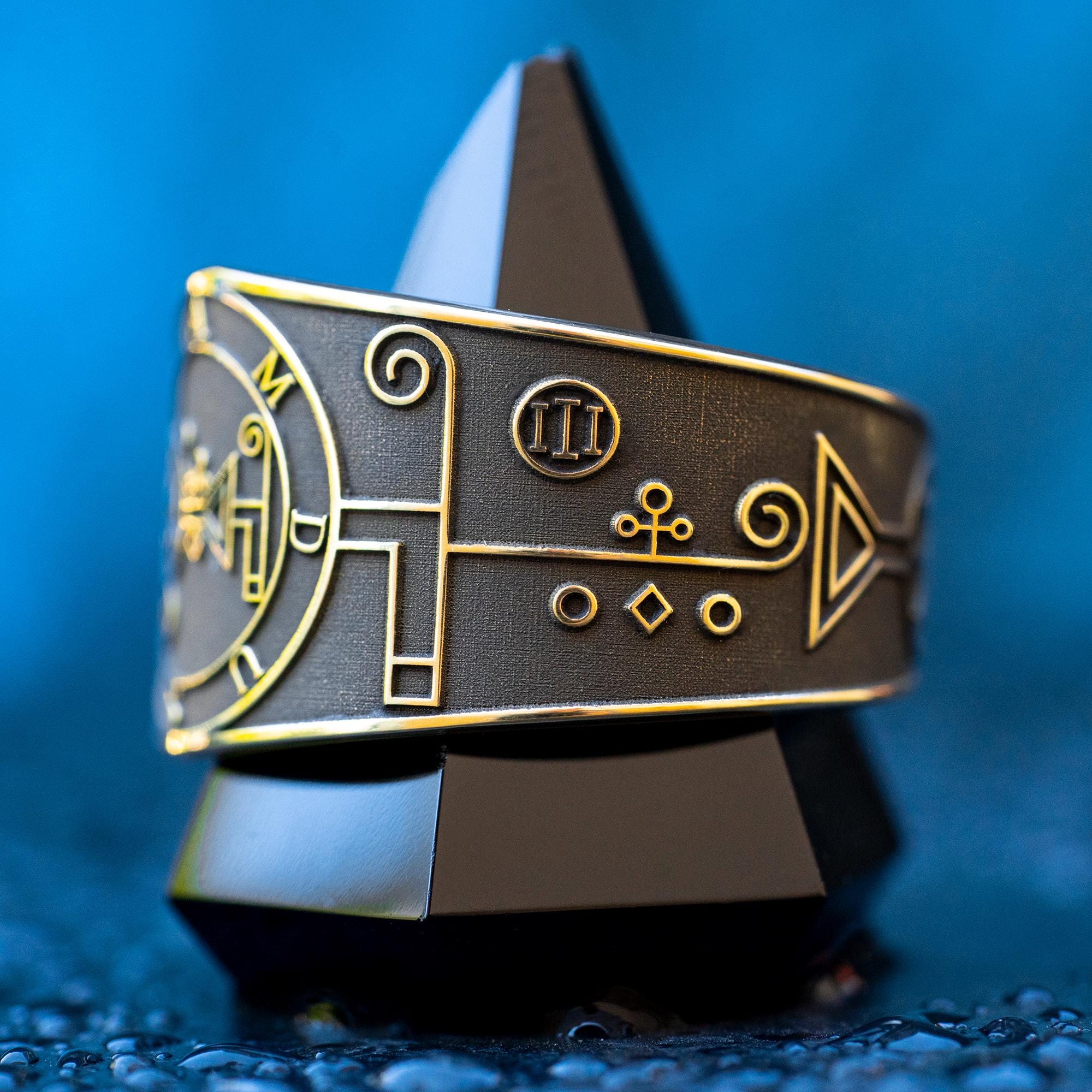 Amdusias Seal Ring: Demon of Resonance and Music, Goetia Kabbalah Solomon Talisman