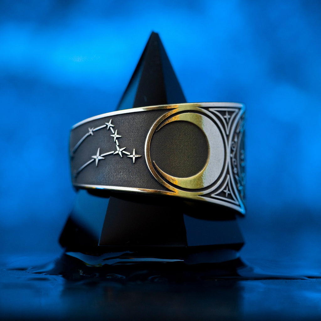 Lilith Seal Ring: Mother of Night Goddess, Kabbalah Talisman