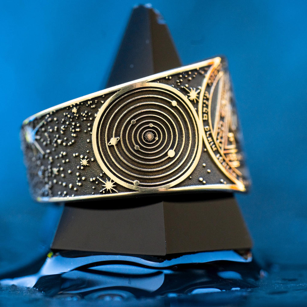 Goetia Sixth Pentacle of the Sun Ring: Kabbalah Magic Amulet Talisman