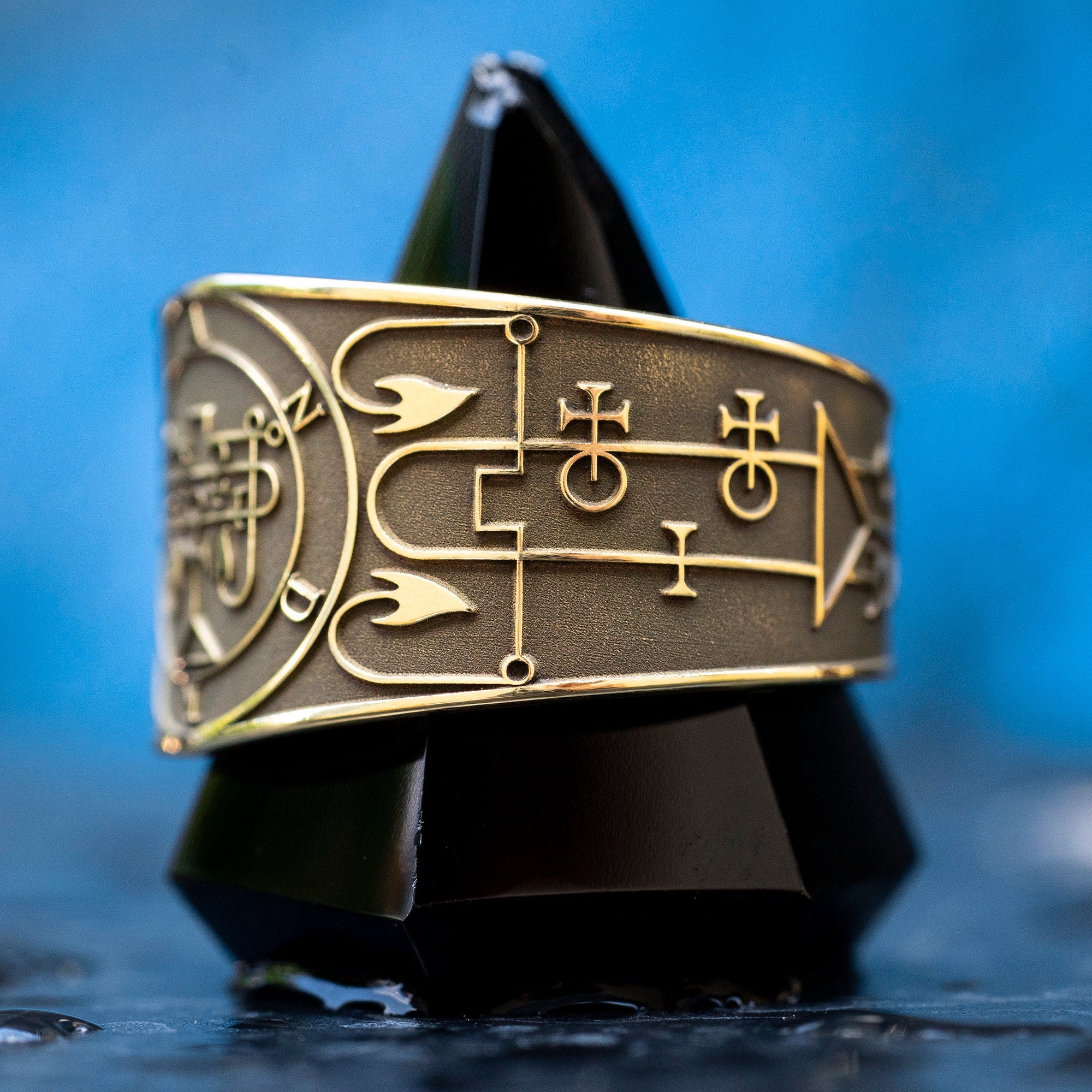 Andras Seal Ring: Demon of Discord and Chaos, Solomon Kabbalah Goetia magic