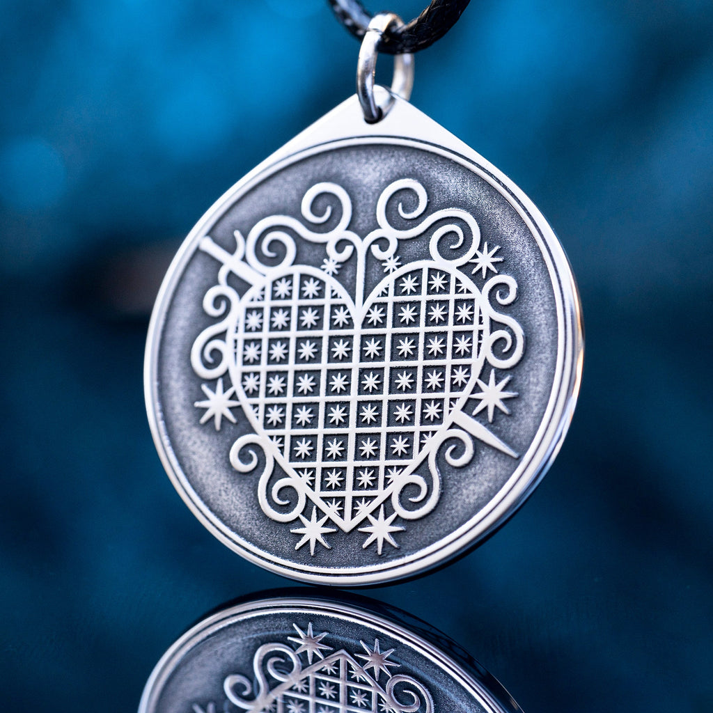 Mother Ezili Danto Pendant: Vodou Amulet Talisman, Fierce Love & Protection
