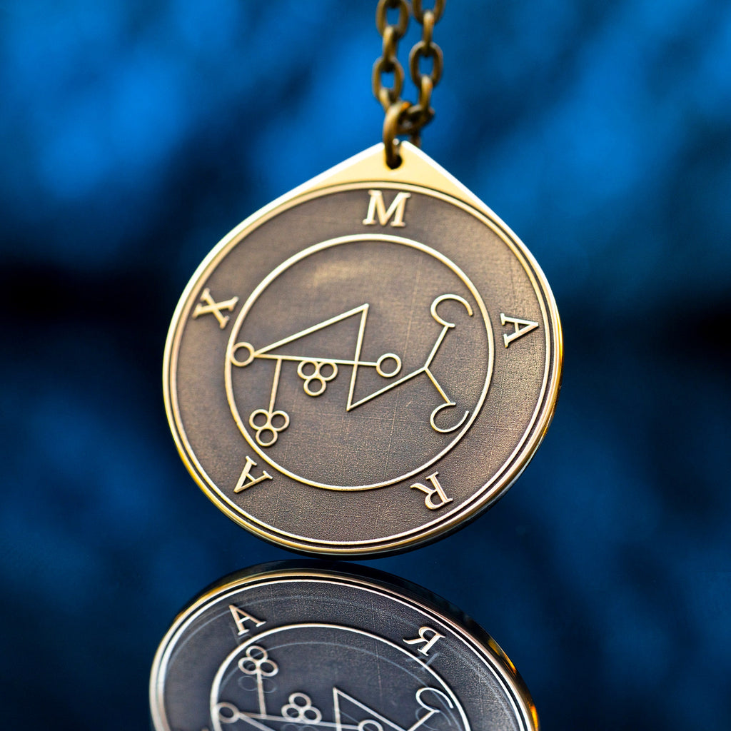 Earl Marax Seal Pendant: Lesser Key of Solomon Amulet