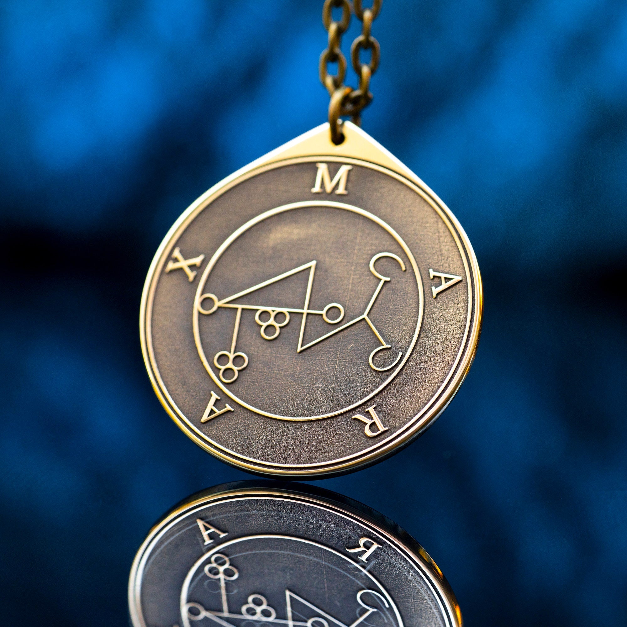 Earl Marax Seal Pendant: Lesser Key of Solomon Amulet
