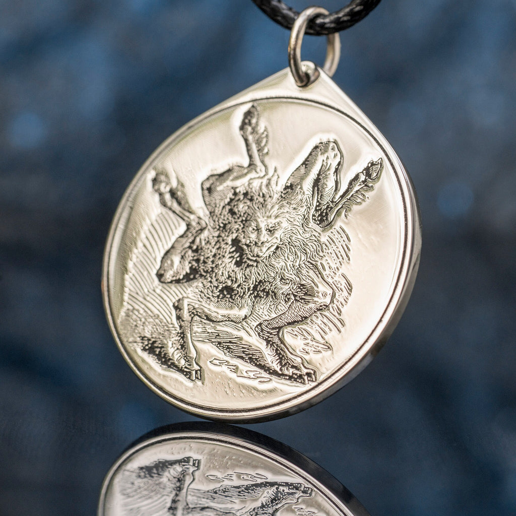 Buer Seal Pendant: Demon of Healing and Wisdom, Solomon Kabbalah Magic Talisman