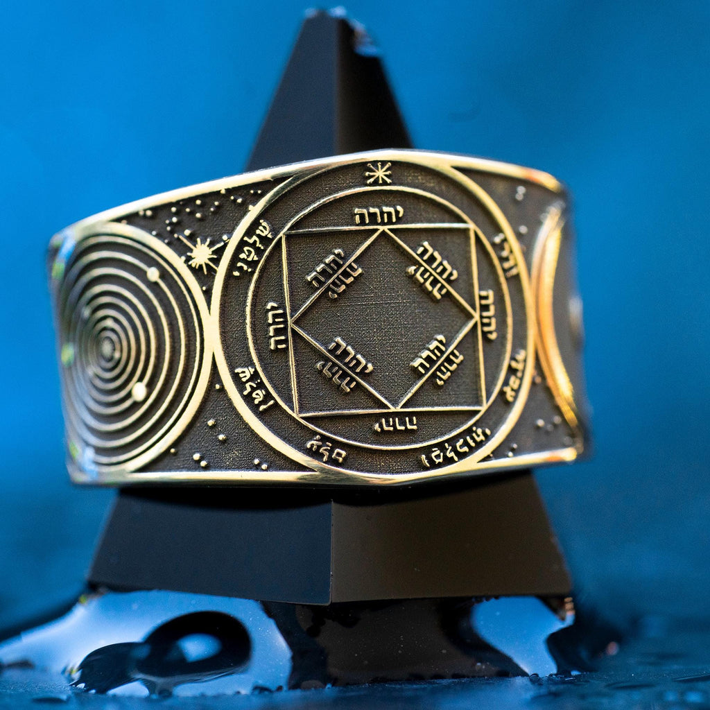 Third Pentacle of the Sun Ring: Kabbalah Solomon Goetia Amulet