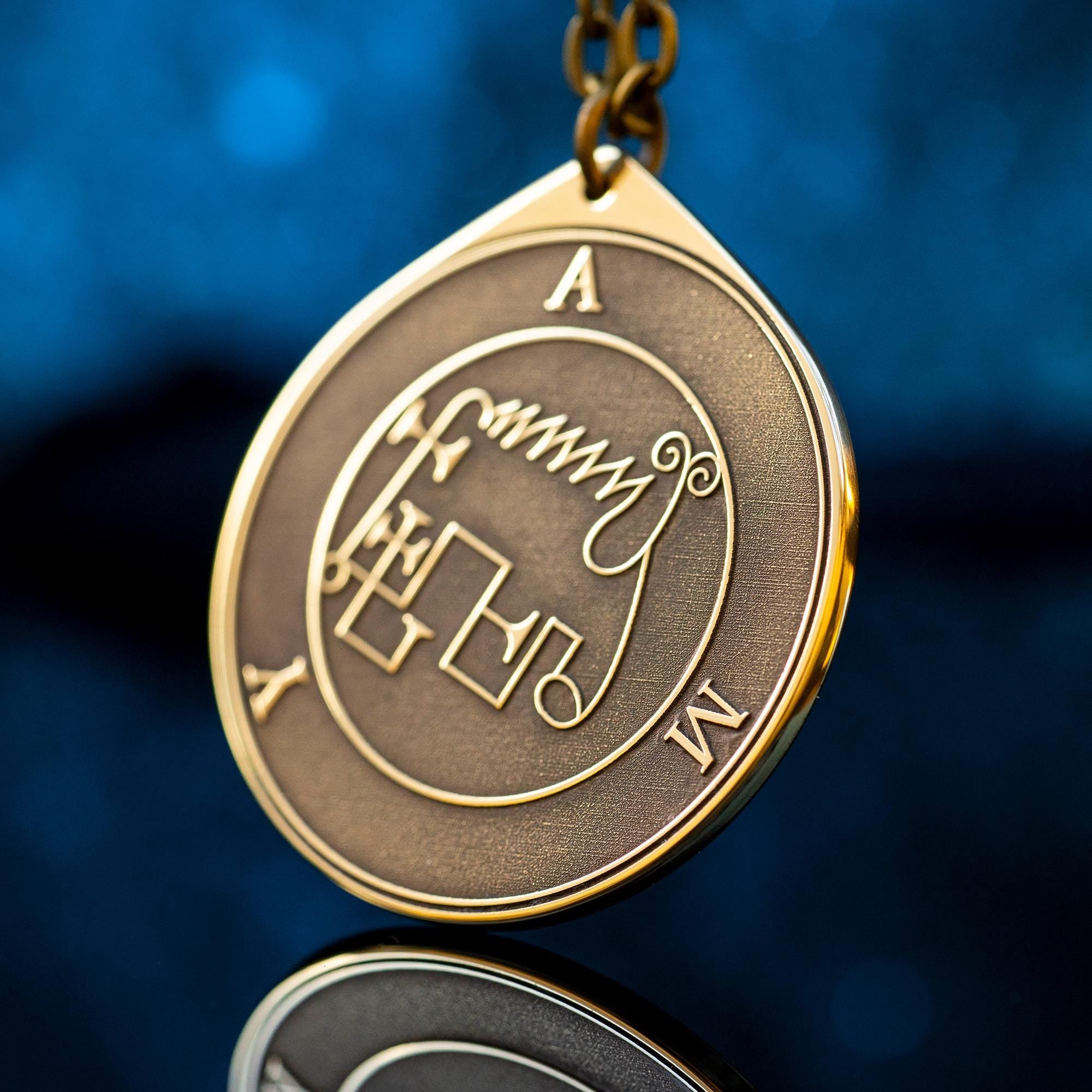 President Amy Demon of Wonderful Knowing - Lesser Key of Solomon Seal pendant amulet kabbalah occult magic goetia talisman