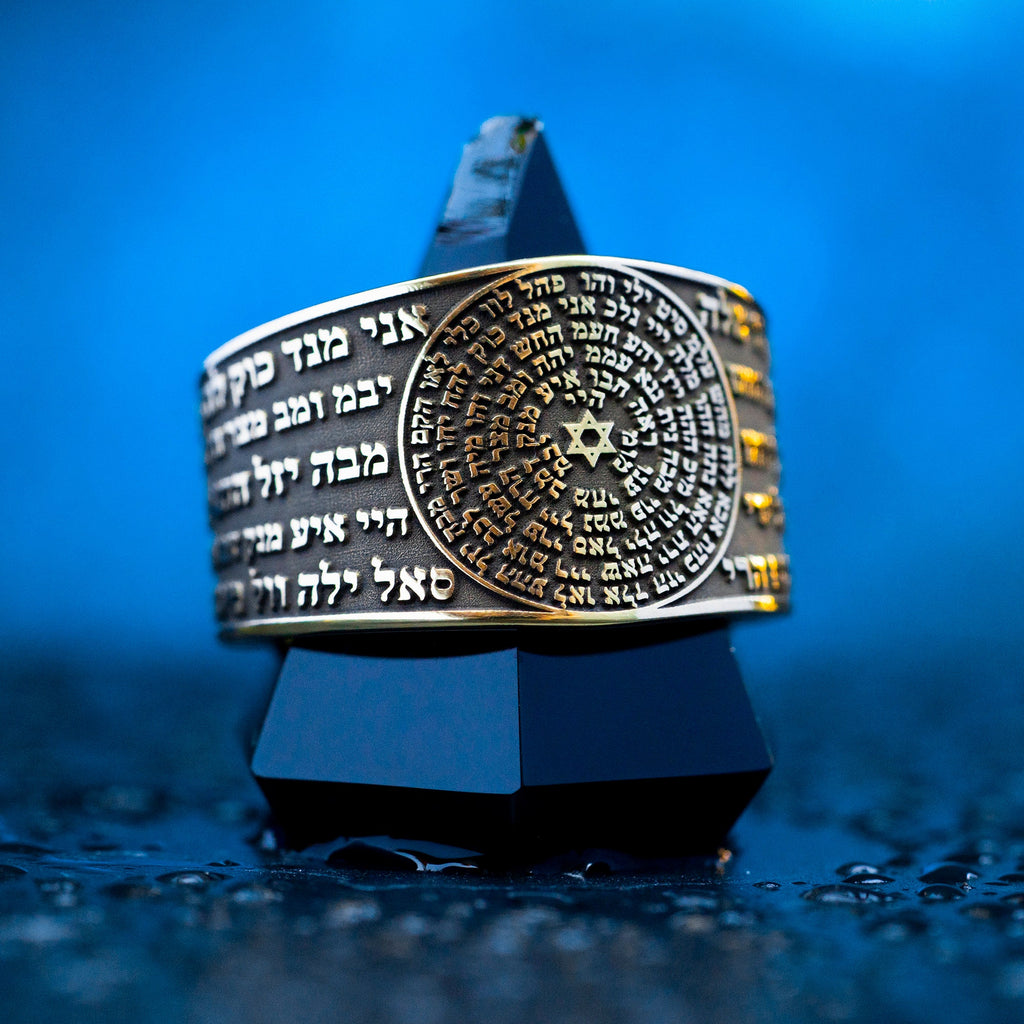 72 Names of God Ring: Sacred Energy, Divine Vibration, Solomon Goetia Kabbalah Amulet