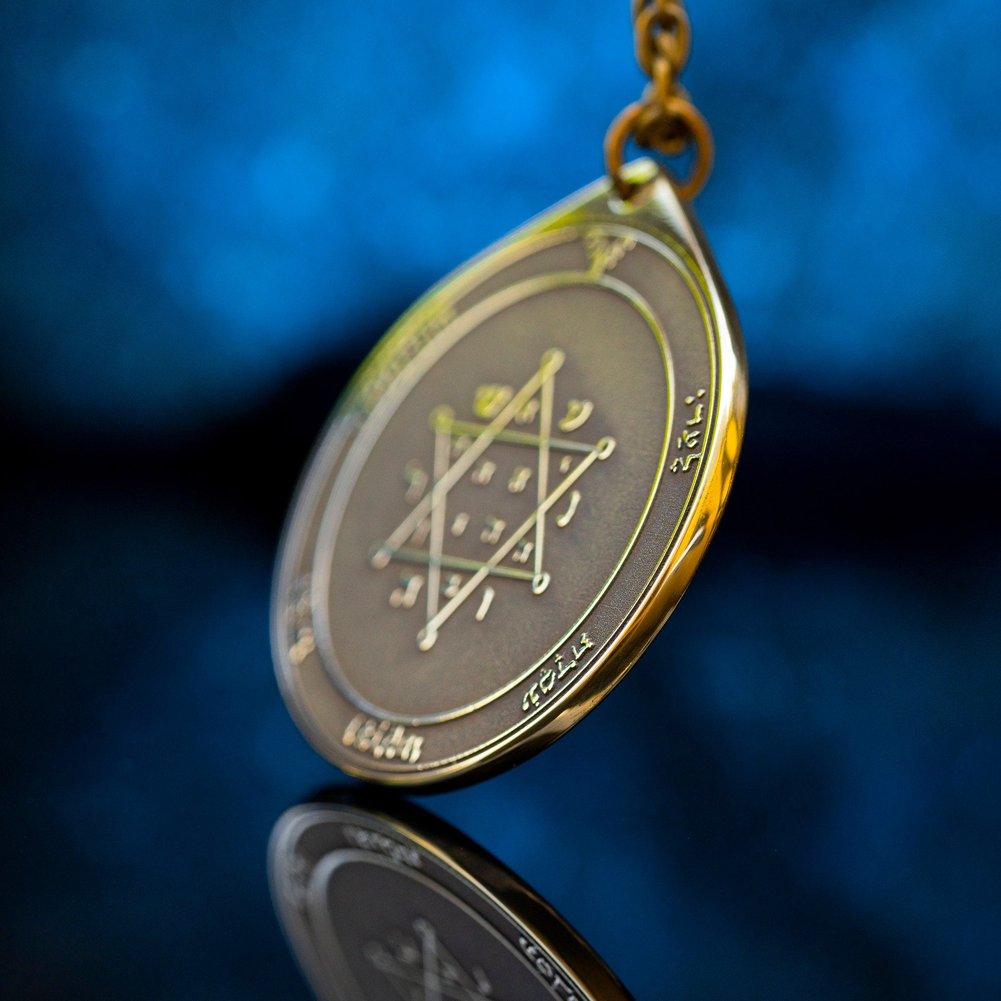 The Second Pentacle of Jupiter pendant Solomon kabbalah amulet talisman seal goetia occult magic lemegeton