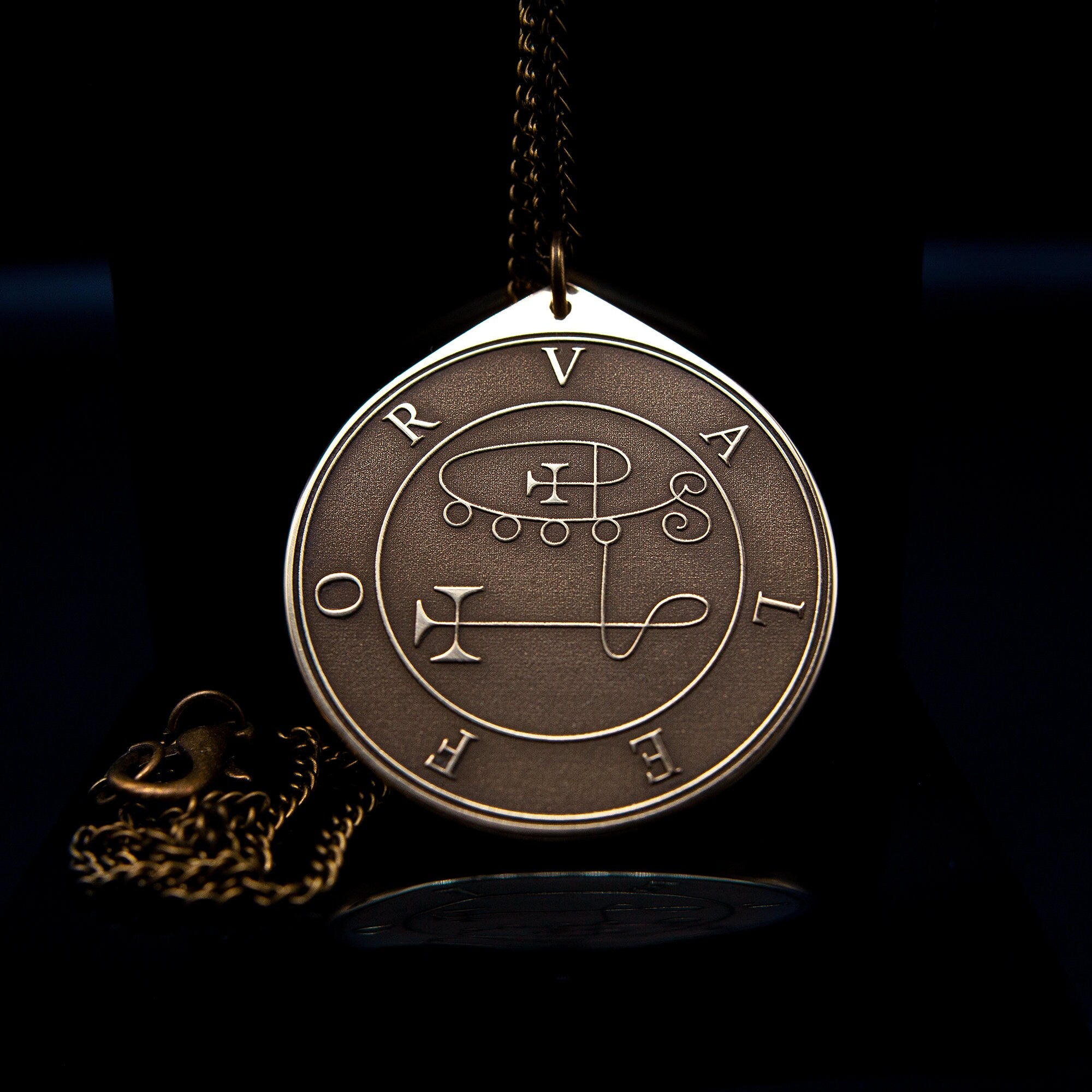 Valefor Seal Pendant: Demon of Theft and Temptation, Solomon Goetia Kabbalah