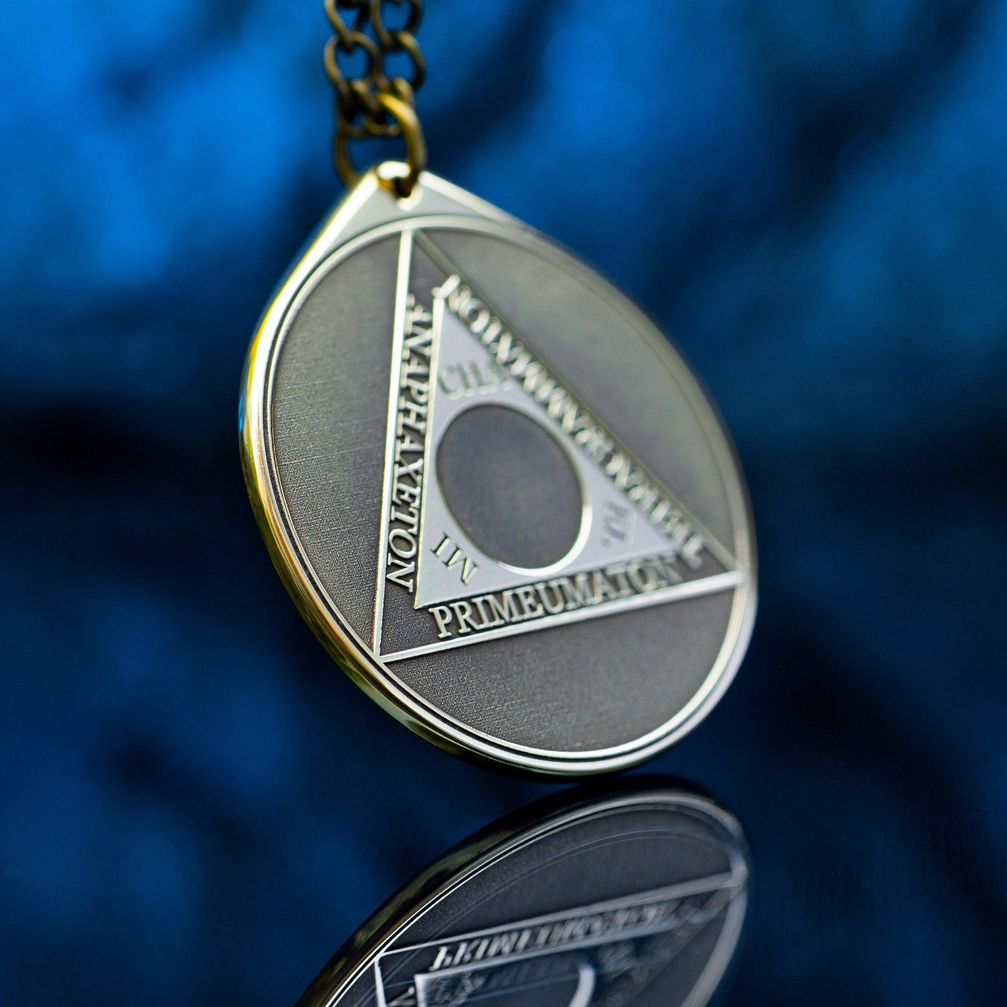 Triangle of the Art Tetragrammaton Pendant: Kabbalah Solomon Amulet Talisman