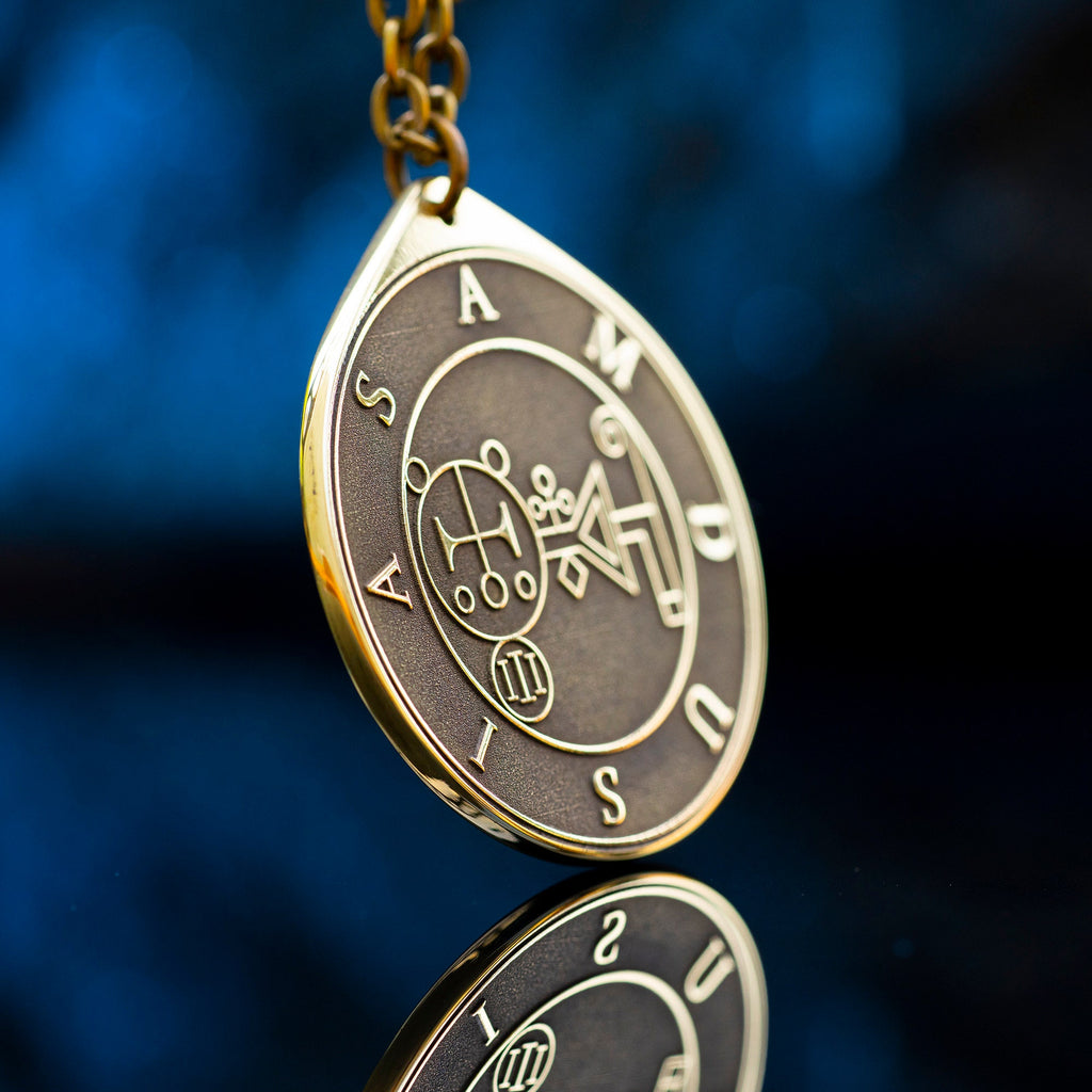 Amdusias Seal Pendant: Lesser Key of Solomon Amulet