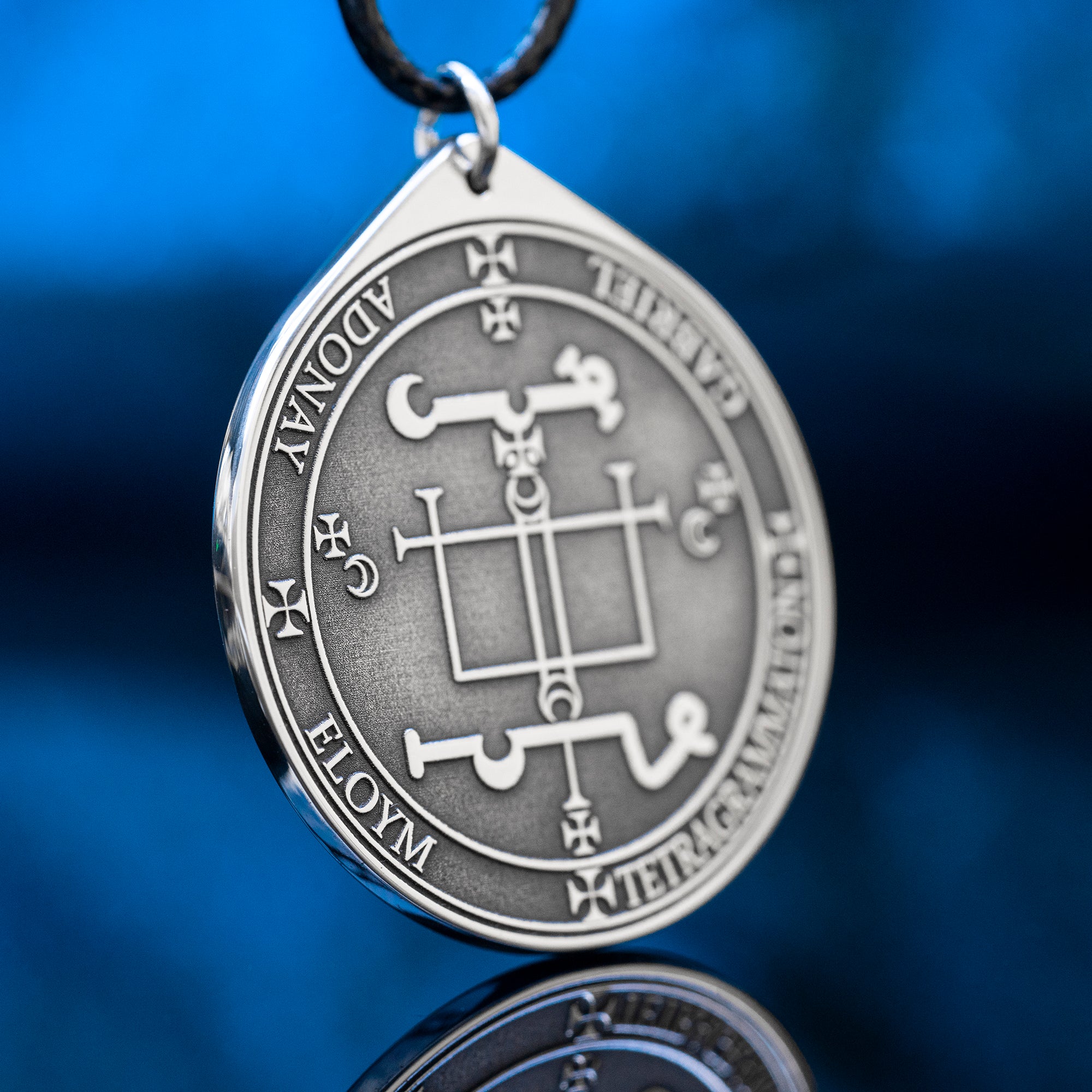 Archangel Gabriel Pendant: Angel of Restoration and Revelation, Protection Amulet, Solomon Goetia Kabbalah Talisman