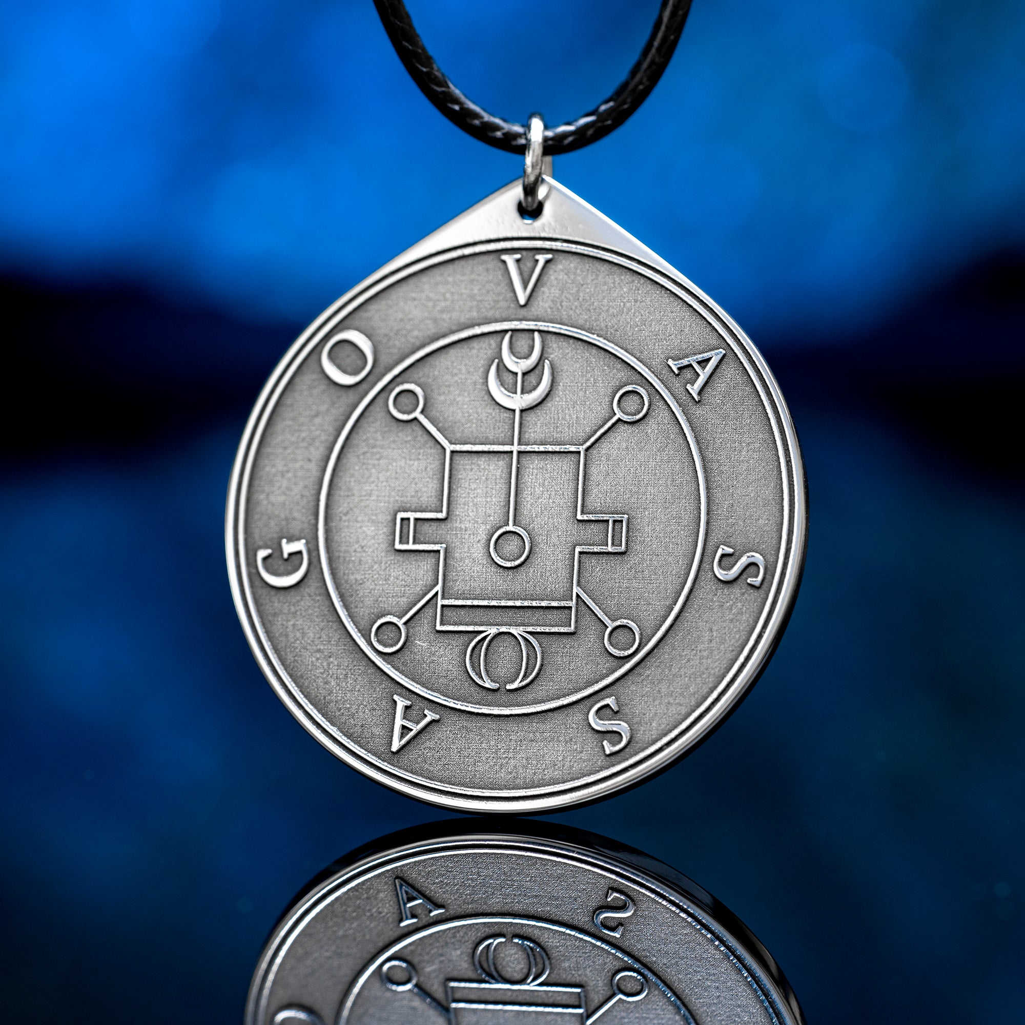 Vassago Seal Pendant: Demon of Prophecy, Hidden Things, Lost Knowledge, Ars Goetia Talisman