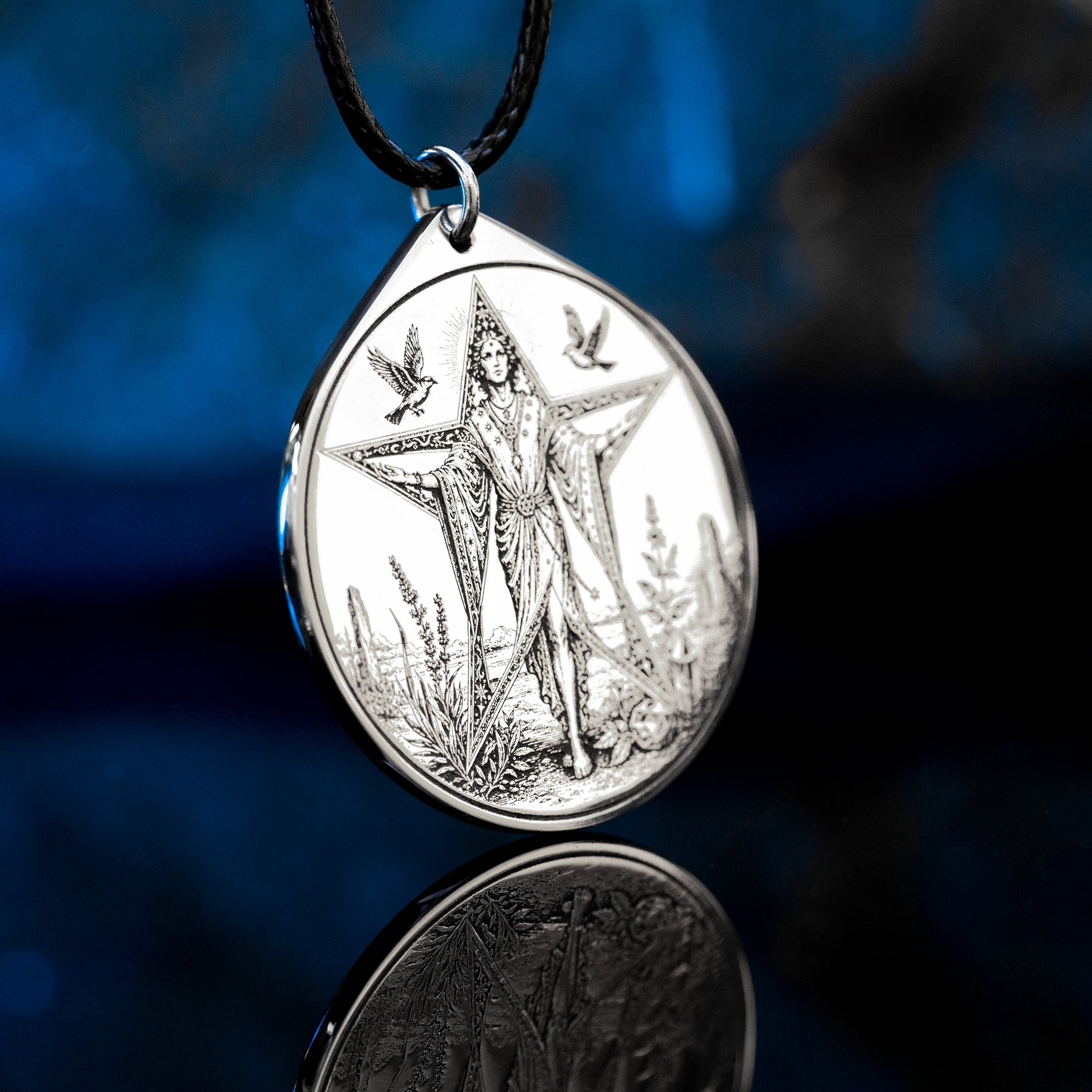Decarabia Seal Pendant: Demon of Herbs, Gemstones, Stars and Hidden Knowledge, Solomon Goetia