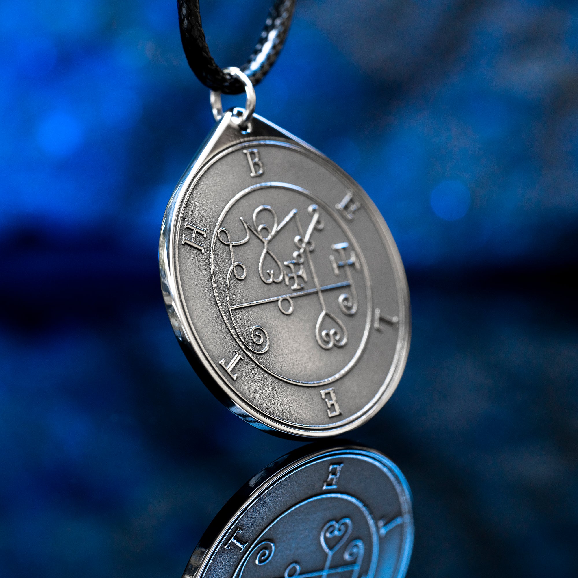 King Beleth seal Pendant with Ars Goetia symbolism of love, desire, attraction, music, and royal demonic power