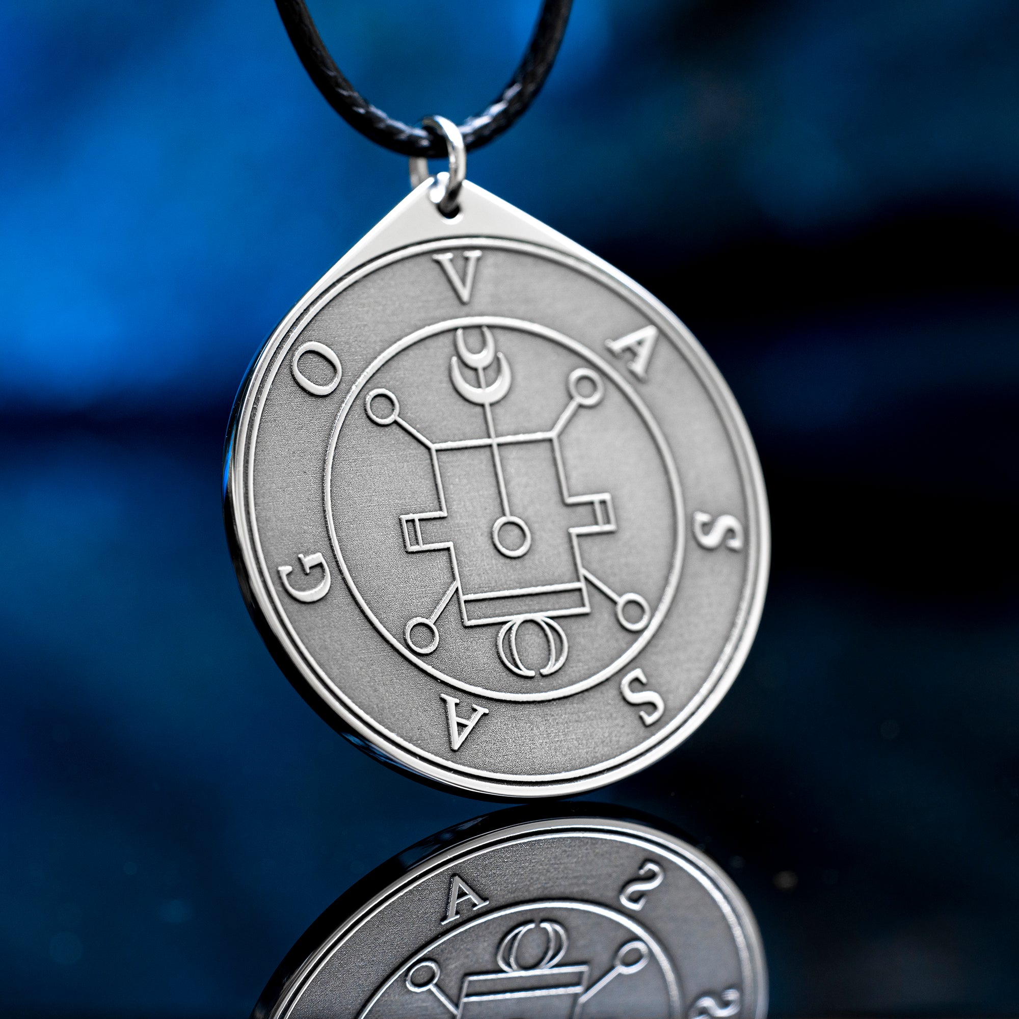 Vassago Seal Pendant: Demon of Prophecy, Hidden Things, Lost Knowledge, Ars Goetia Talisman