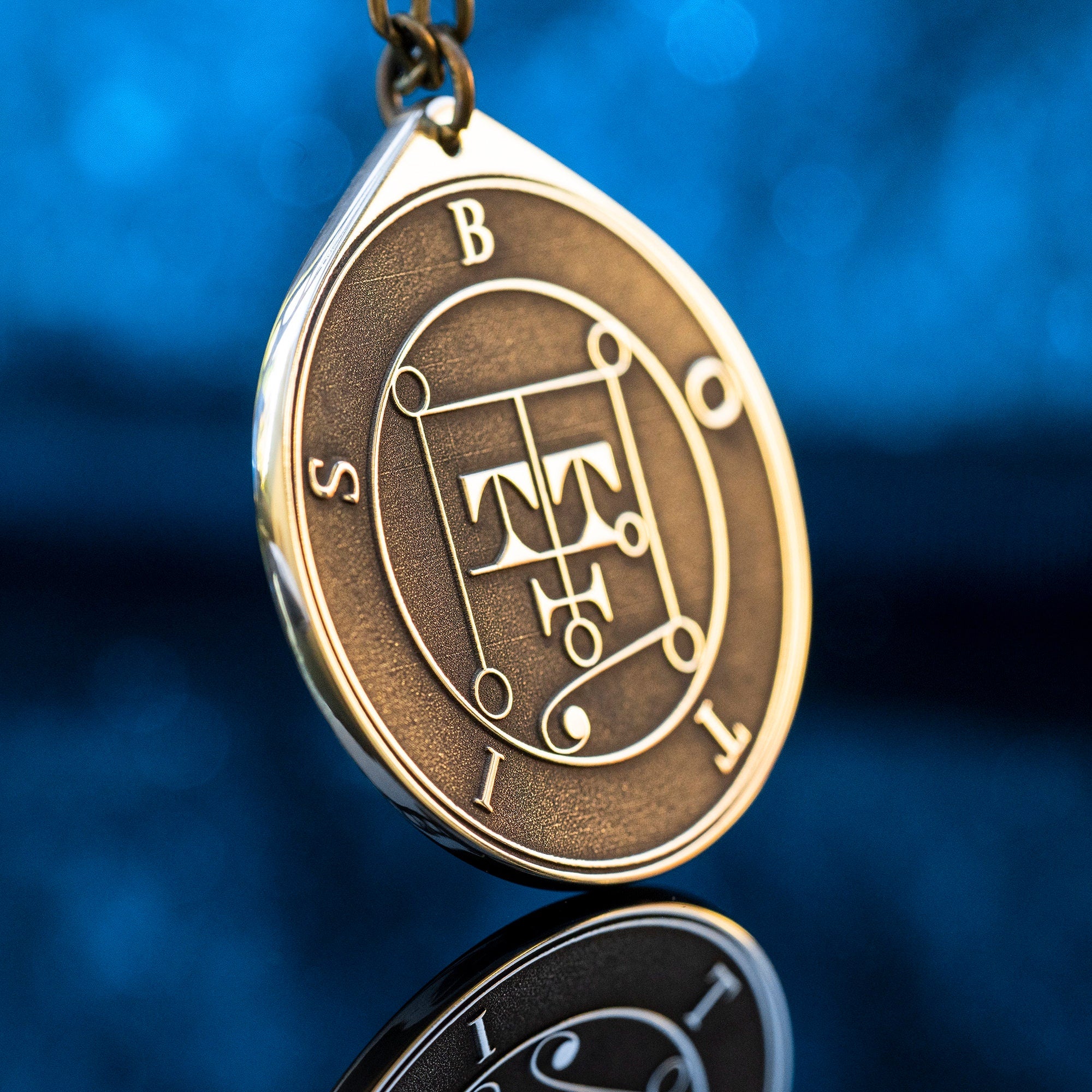 Botis Seal Pendant: Demon of Reconciliation of Friends and Enemies, Goetia Solomon kabbalah occult magic