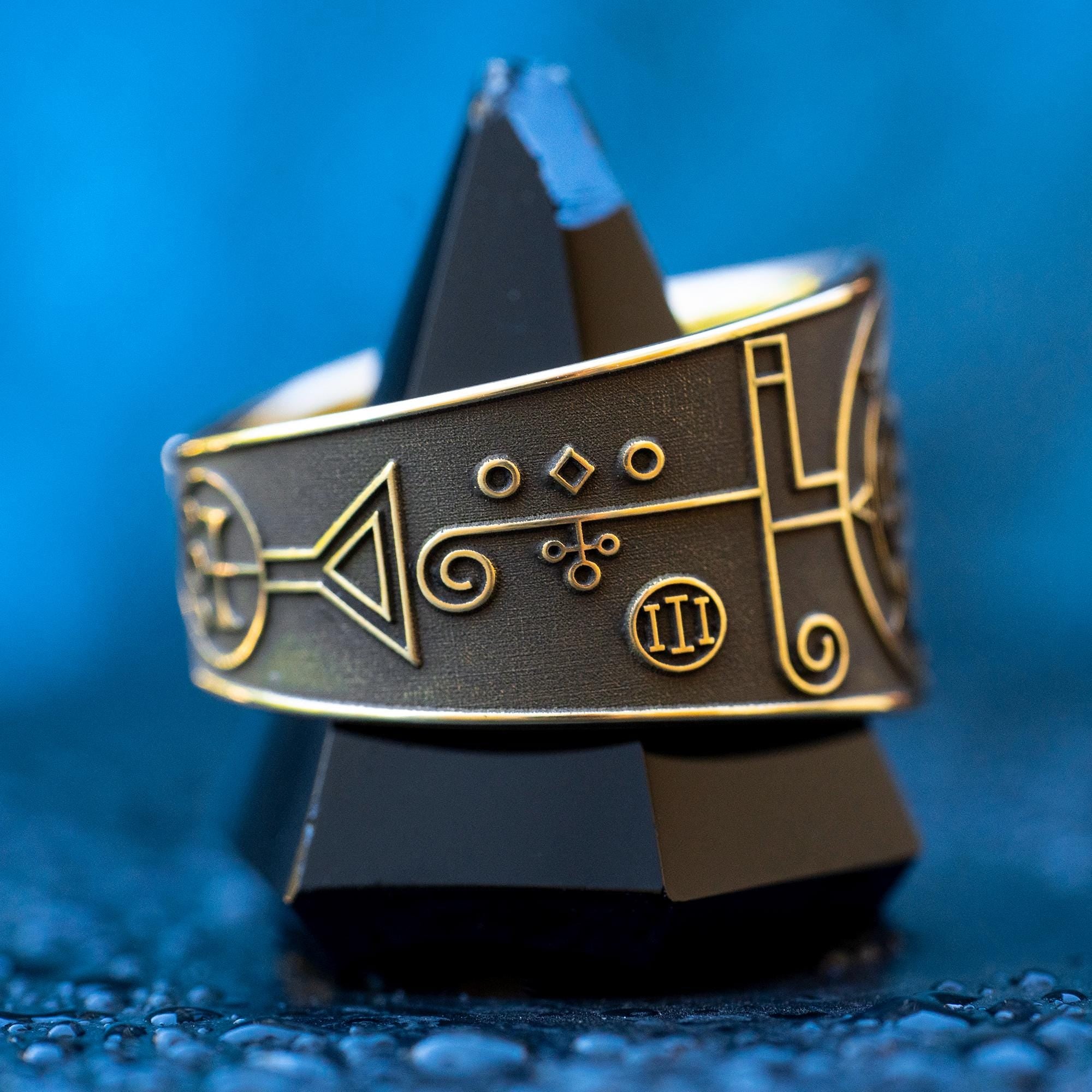 Amdusias Seal Ring: Demon of Resonance and Music, Goetia Kabbalah Solomon Talisman