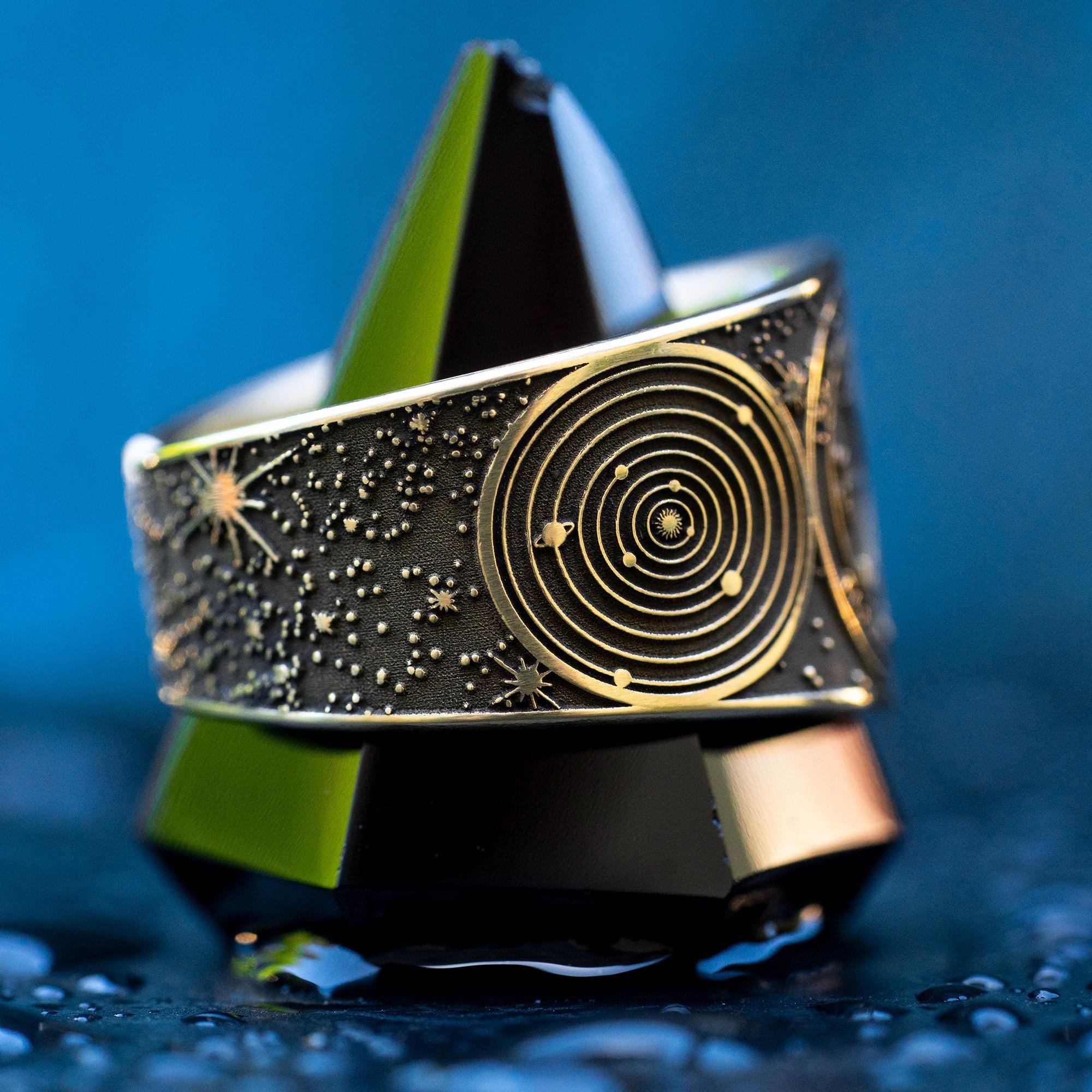 Goetia First Pentacle of Mars Ring: Kabbalah Amulet Talisman