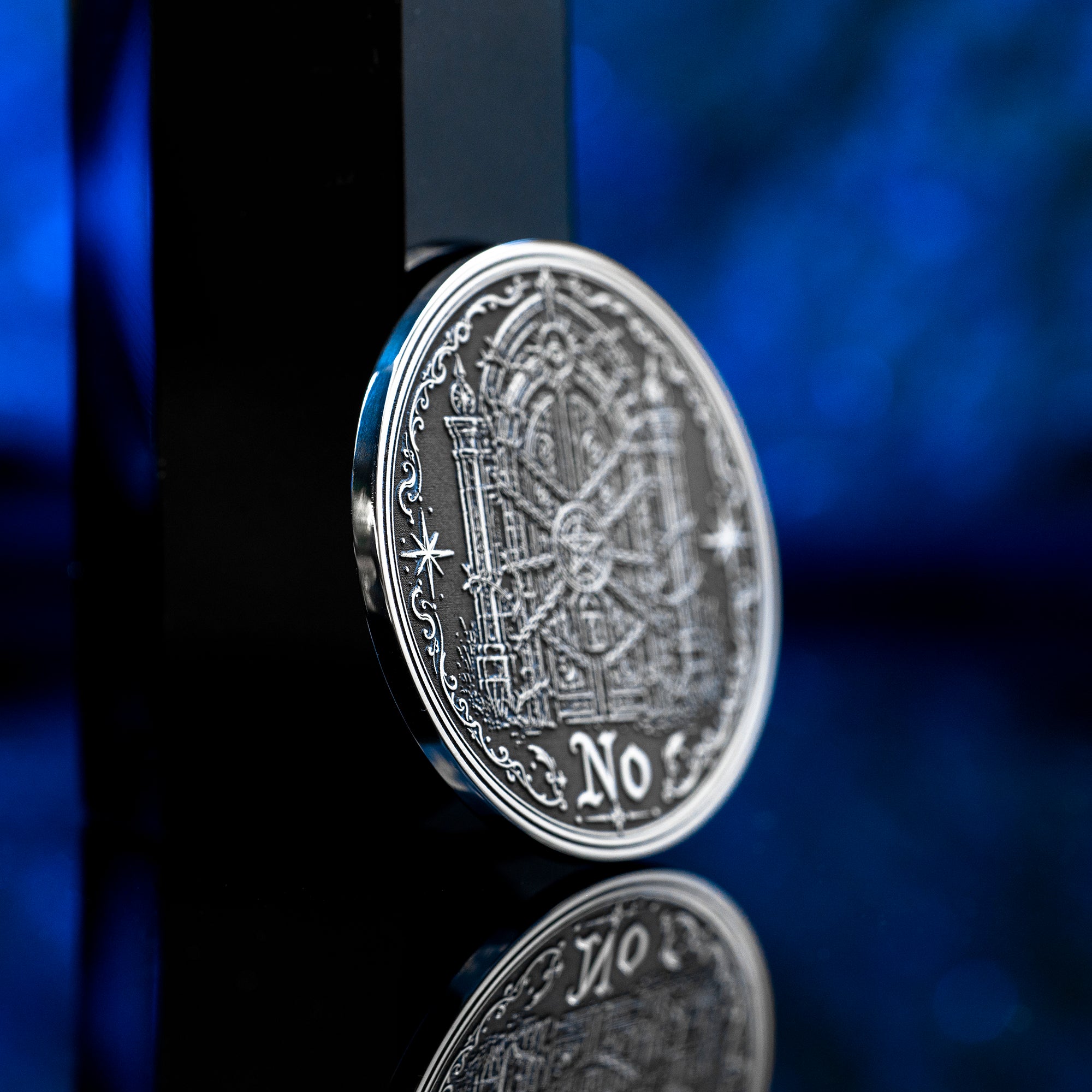 Portal Decision Coin: Yes No Oracle Flip Token, Open Gate Locked Door Talisman