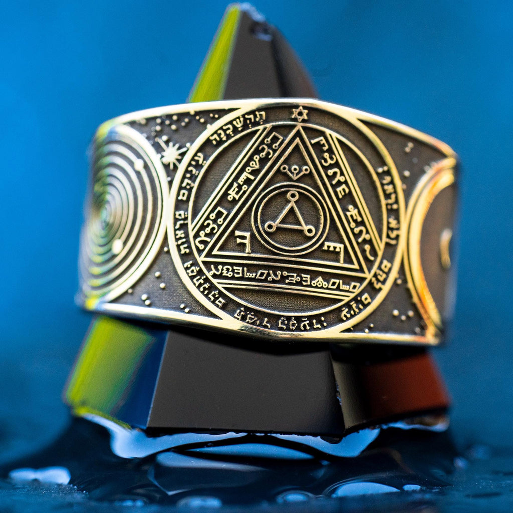 Goetia Sixth Pentacle of the Sun Ring: Kabbalah Magic Amulet Talisman