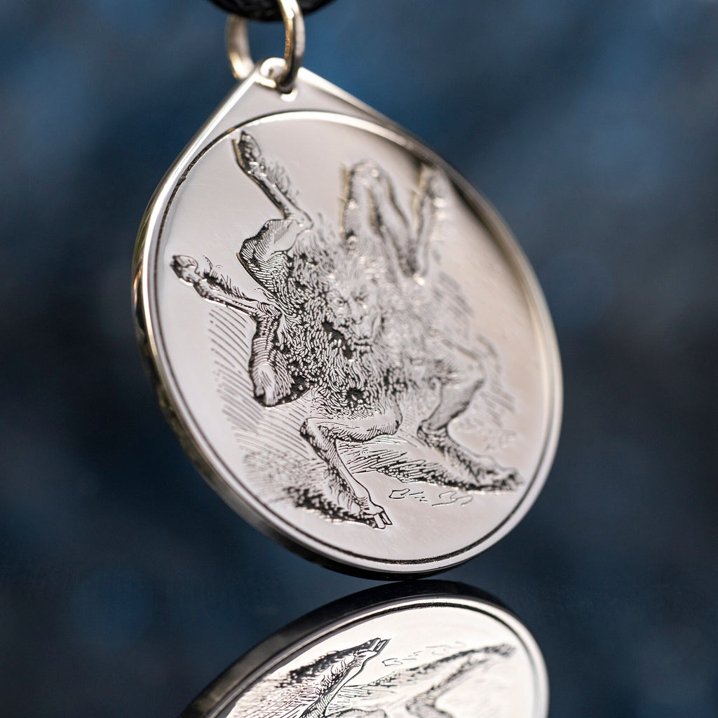 Buer Seal Pendant: Demon of Healing and Wisdom, Solomon Kabbalah Magic Talisman