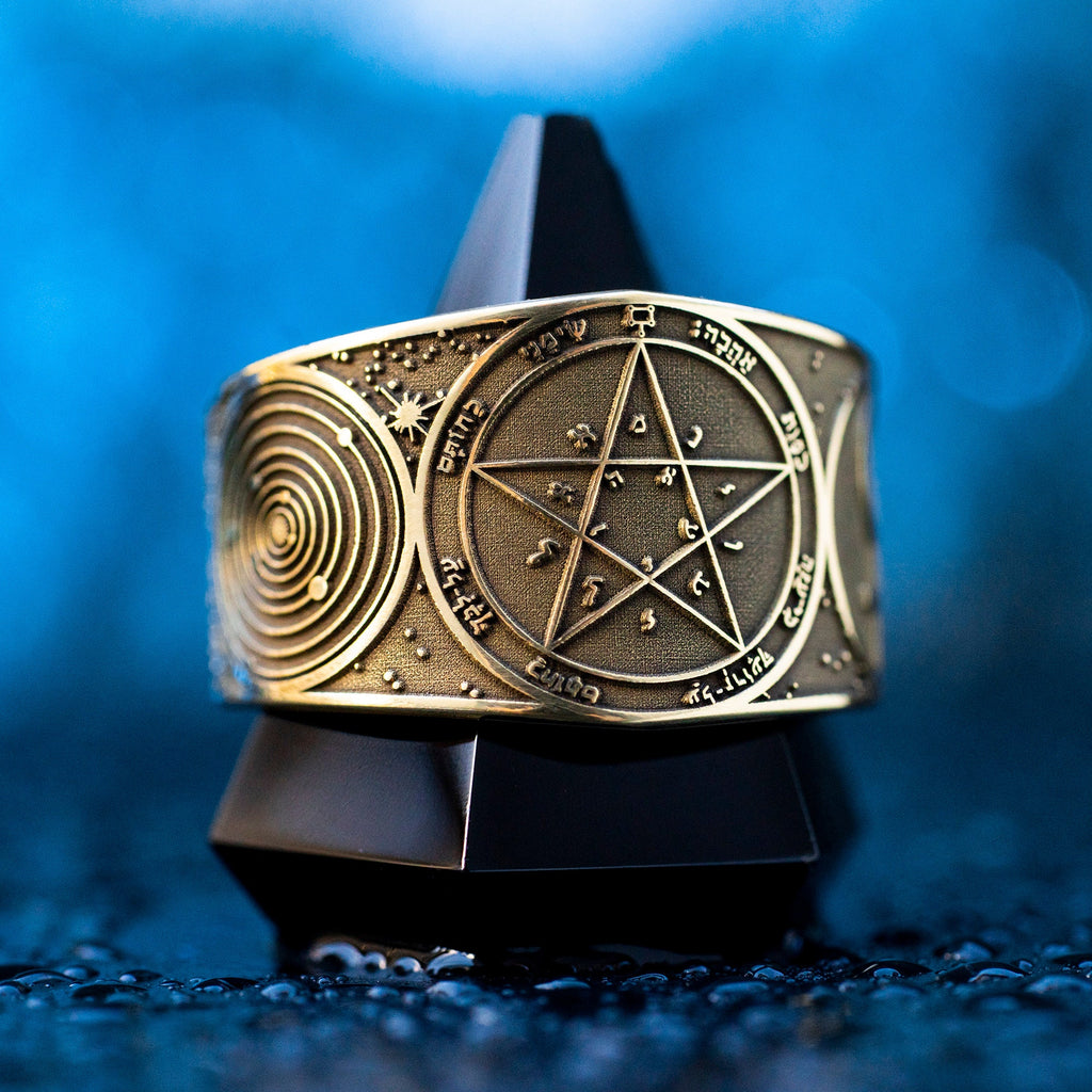 Goetia Second Pentacle of Venus Ring: Solomon Kabbalah Amulet Talisman
