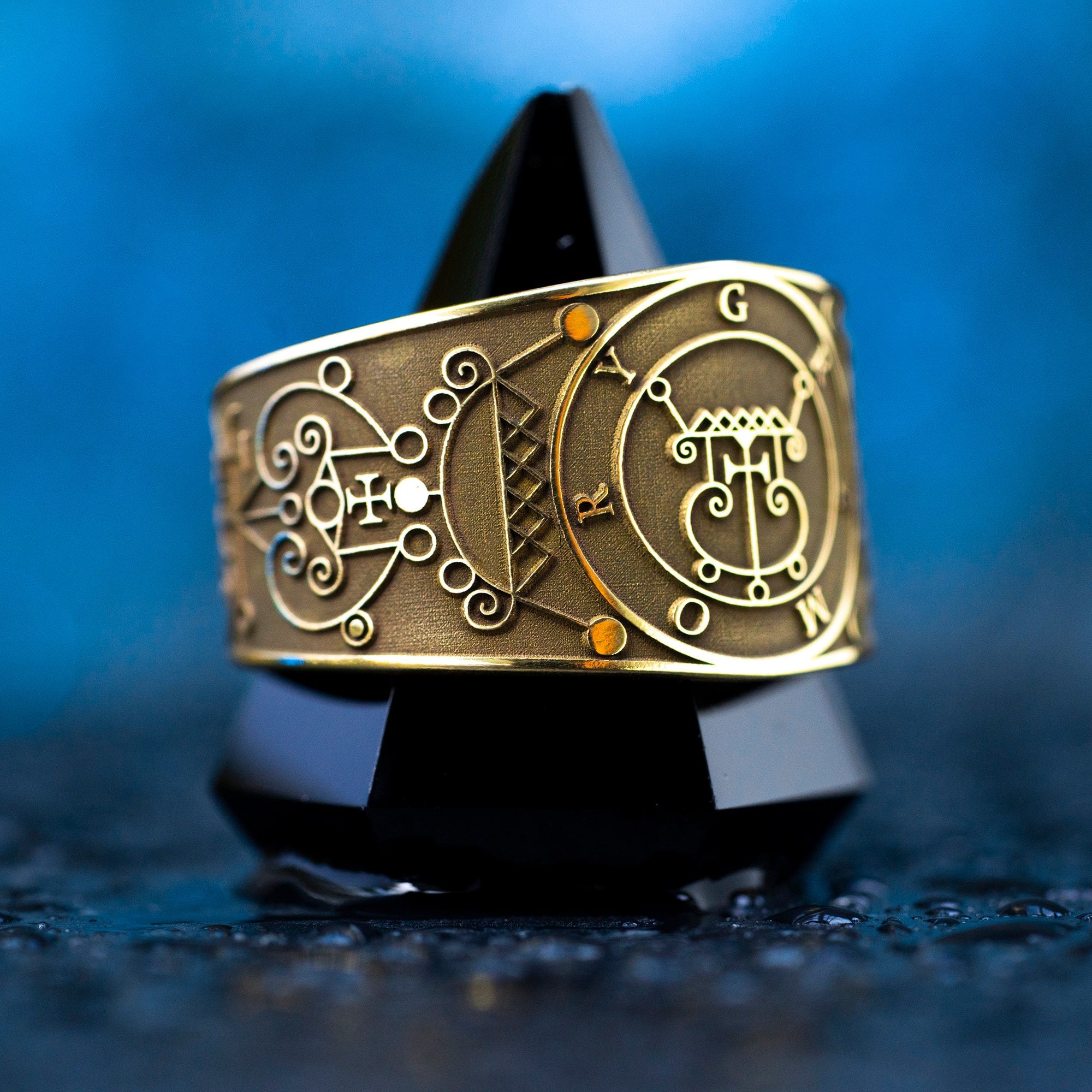 Gremory Seal Ring: Demon of Love and Secrets, Goetia Solomon Kabbalah Amulet