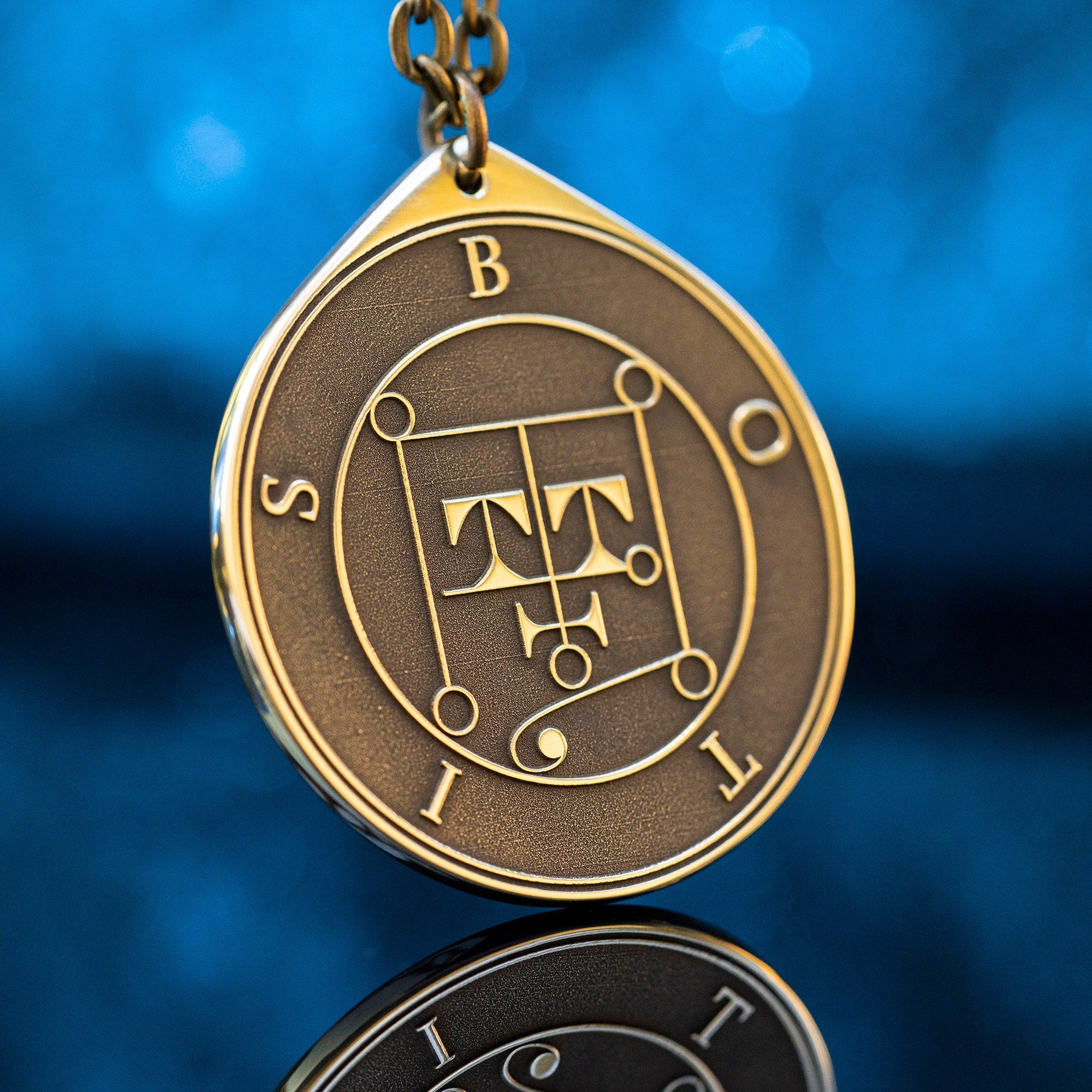 Botis Seal Pendant: Demon of Reconciliation of Friends and Enemies, Goetia Solomon kabbalah occult magic