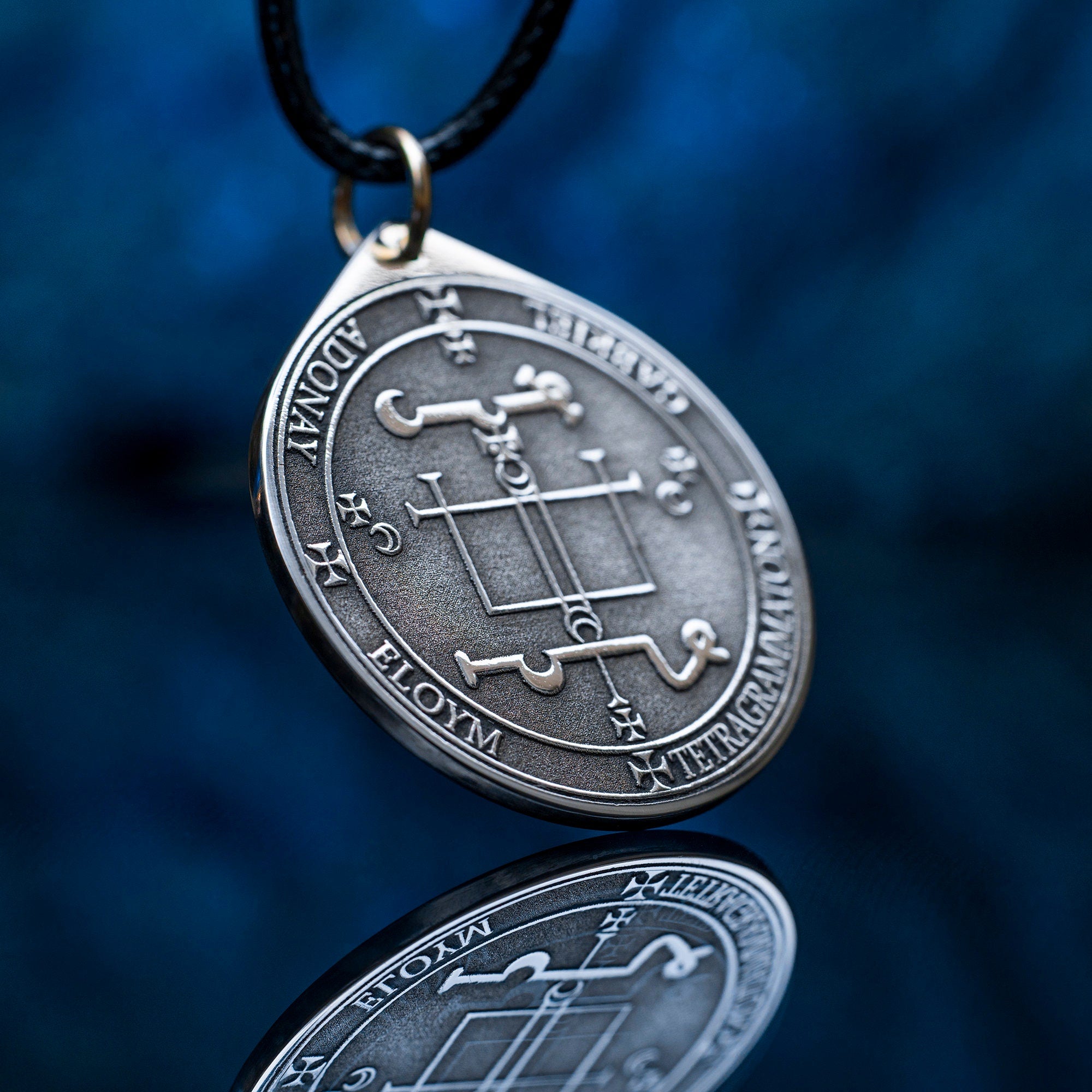 Archangel Gabriel Seal Pendant: Kabbalah Amulet Talisman