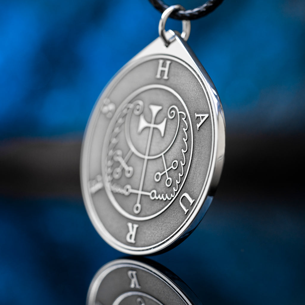 Haures Seal Pendant: Demon of True Answers, Solomon kabbalah occult magic goetia