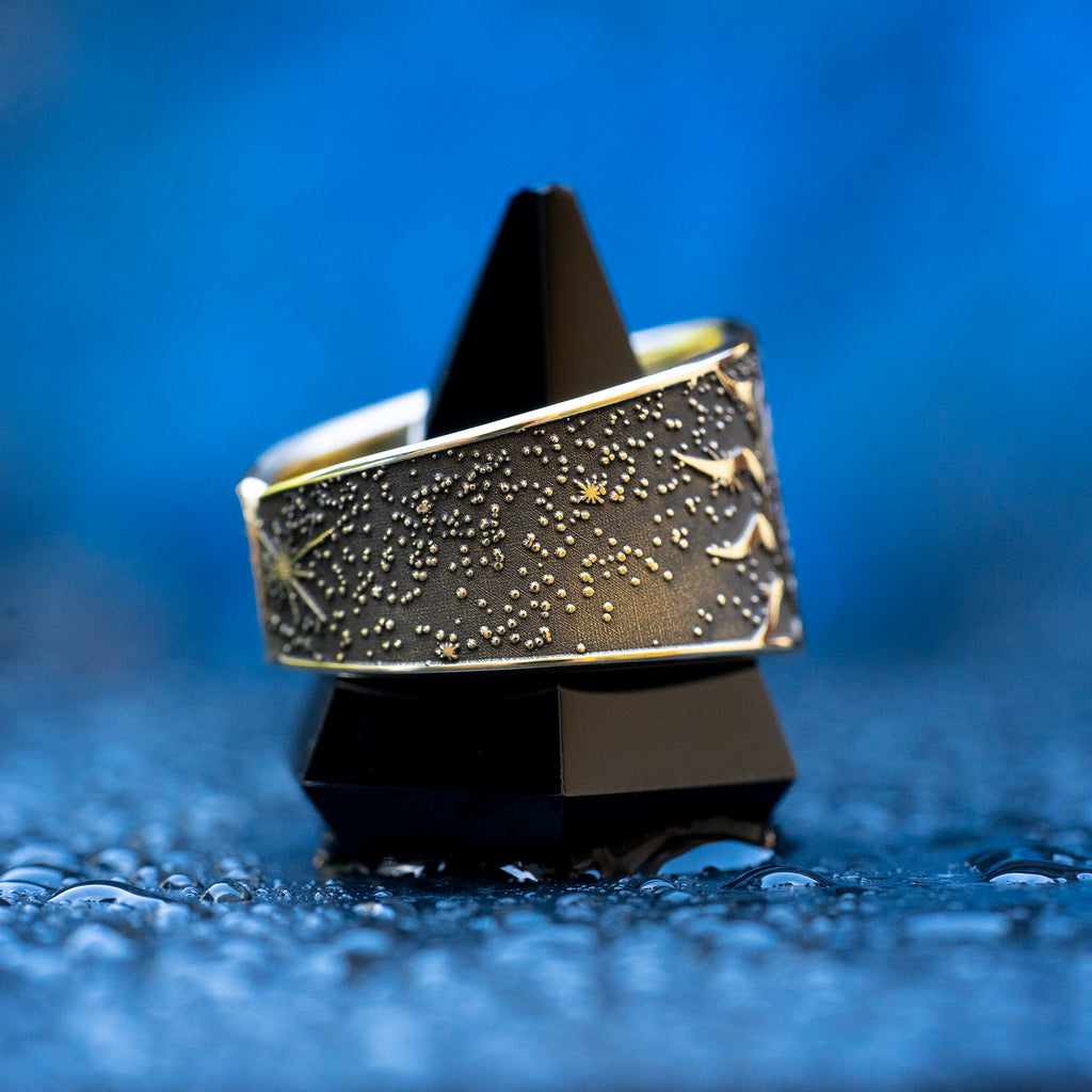 Sandalphon Ring: Angel of Prayer, Sacred Music, Divine Connection, Kabbalah Talisman Amulet Jewelry