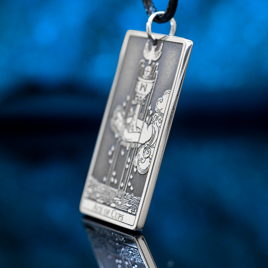 Ace of Cups Tarot Pendant