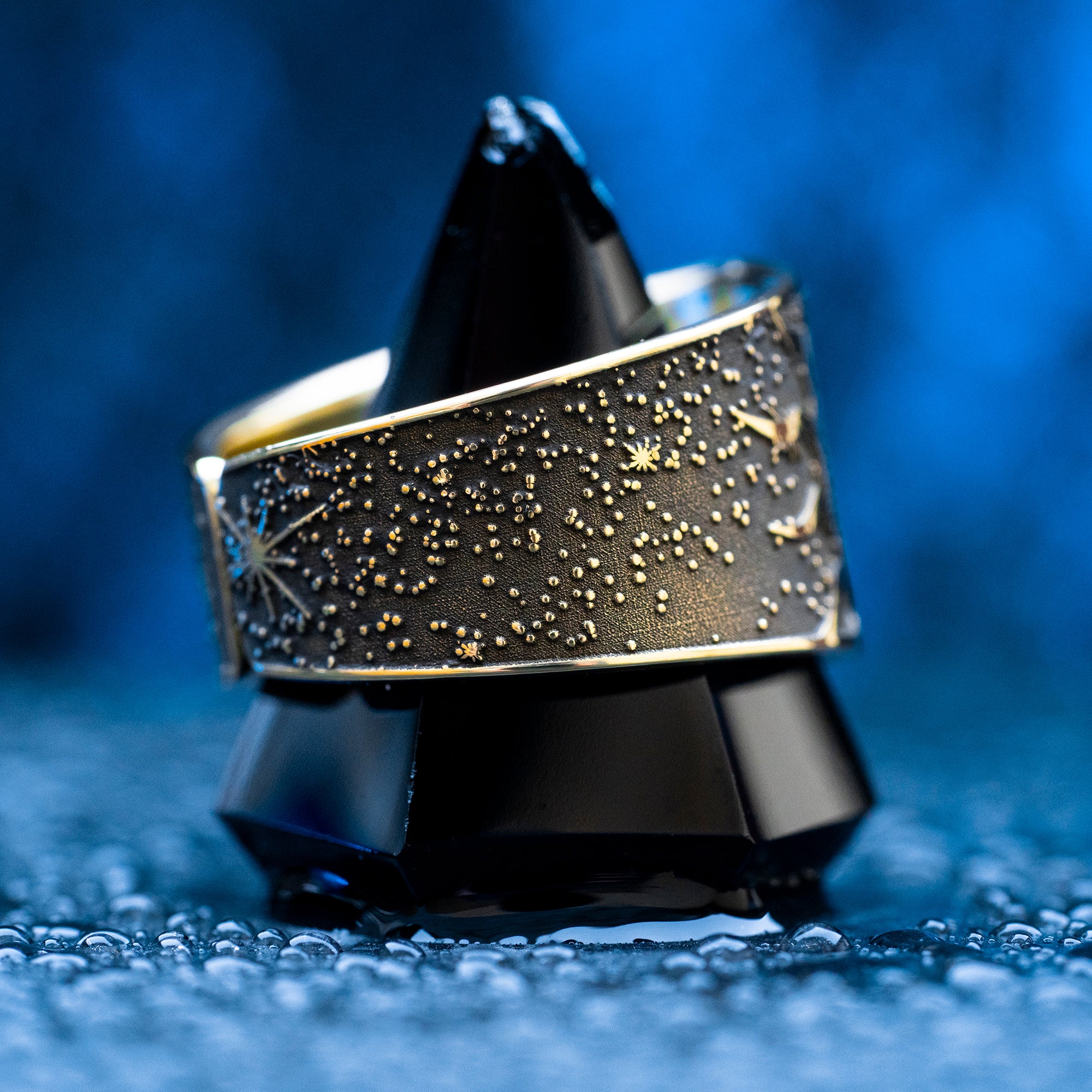 Archangel CAHETEL Seal Ring: Angel of Fortune and Divine Blessings, Goetia Solomon Kabbalah Amulet