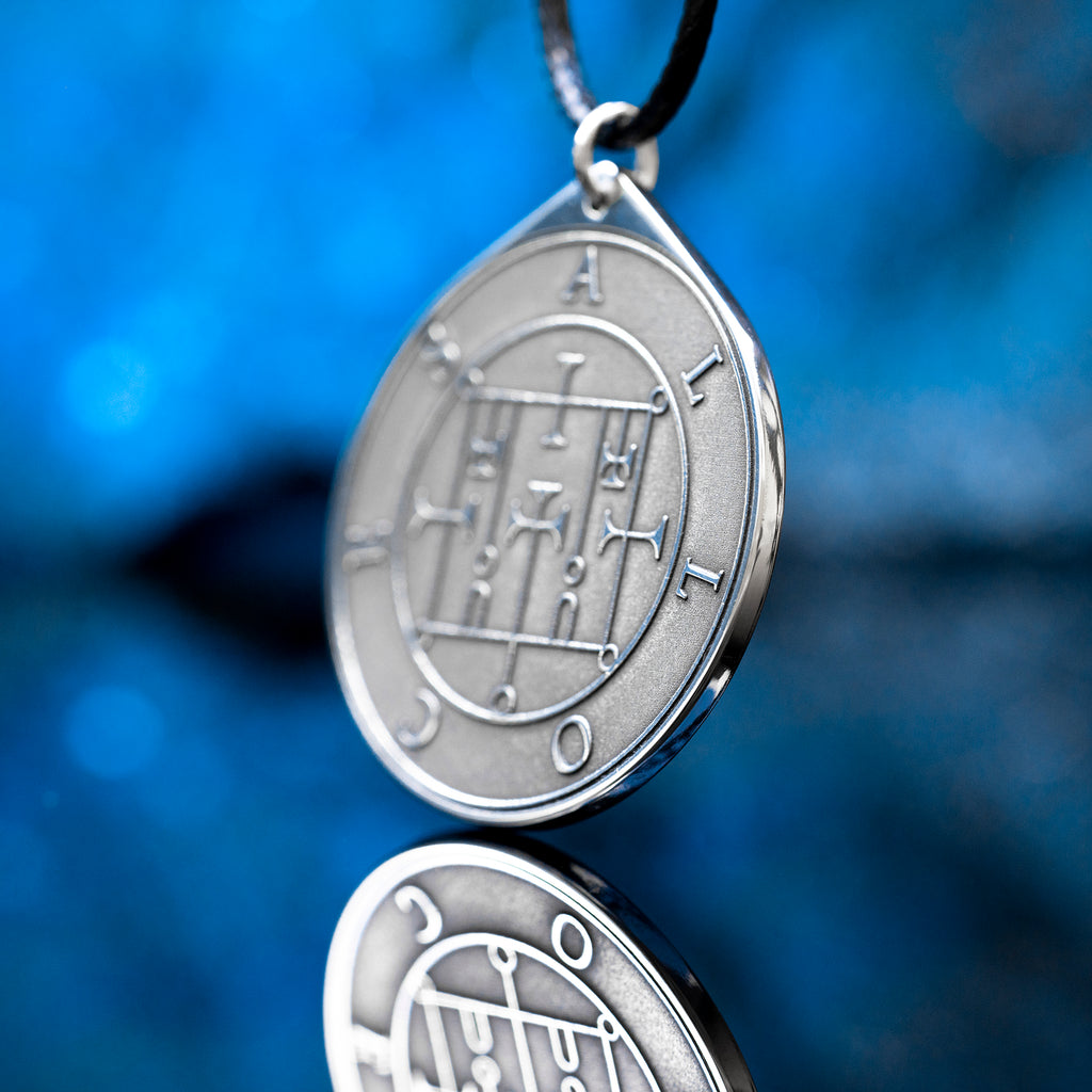 Alloces Seal Pendant: Demon of Astronomy and Sciences, Goetia Solomon Kabbalah Amulet