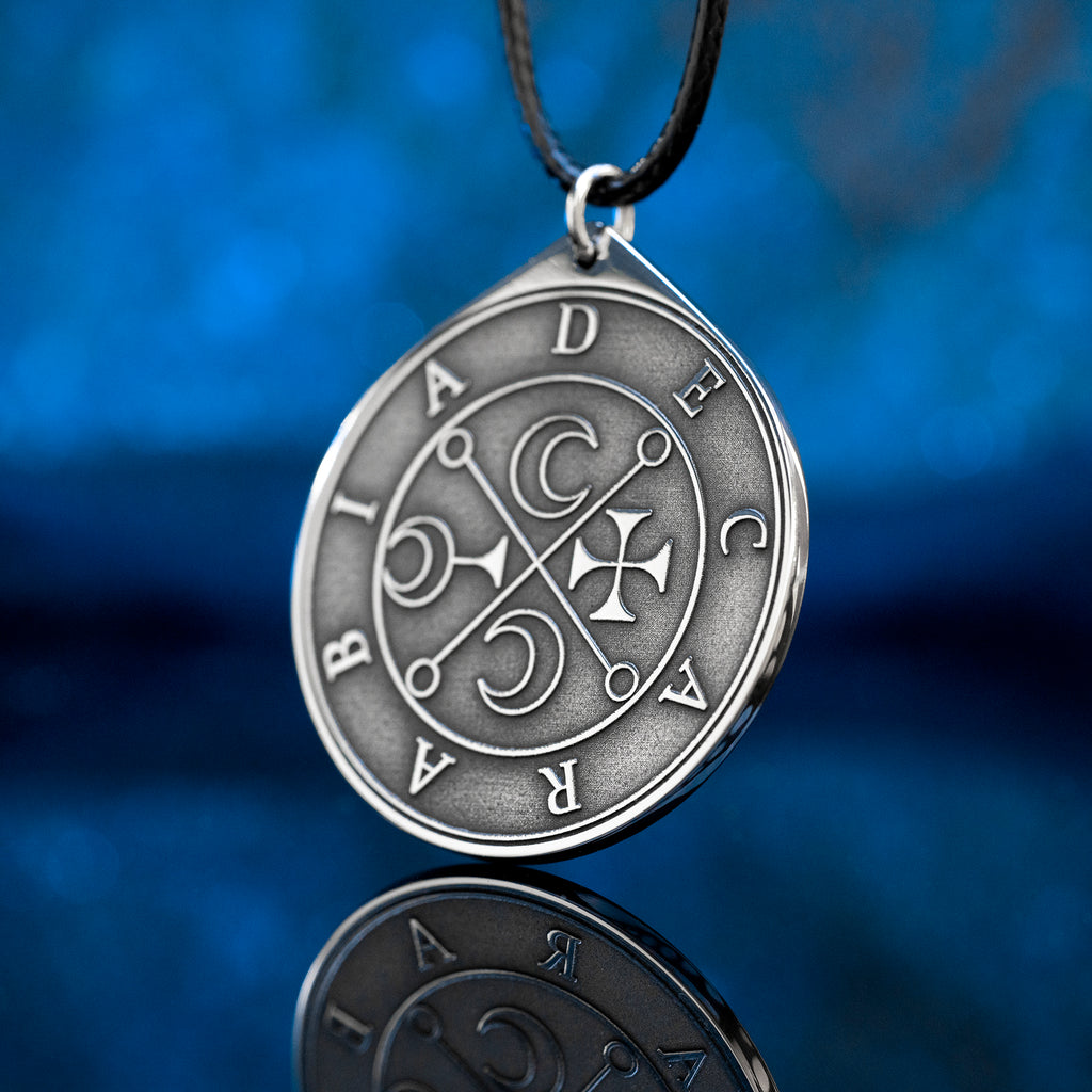 Decarabia Seal Pendant: Demon of Herbs, Gemstones, Stars and Hidden Knowledge, Solomon Goetia