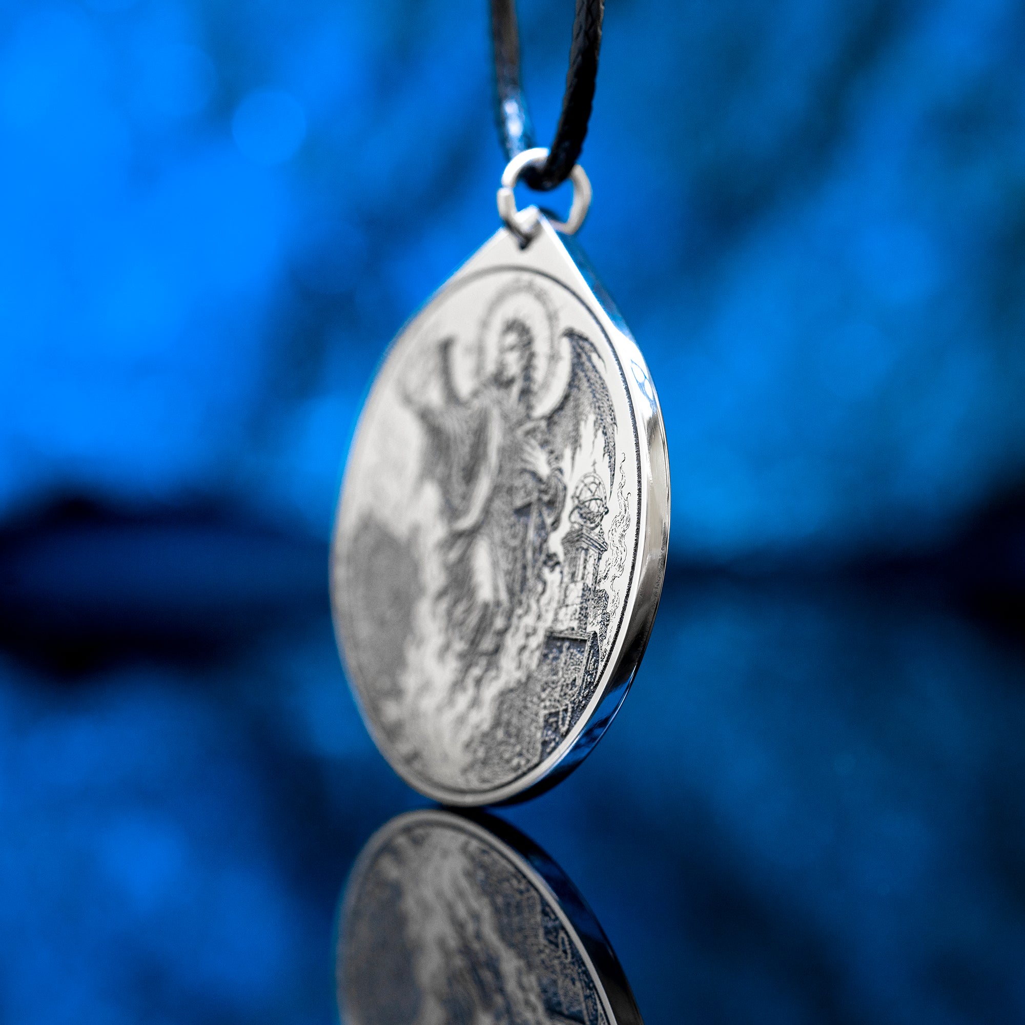 Amy Goetia seal pendant inspired by the demon of astrology, liberal sciences, and hidden treasures