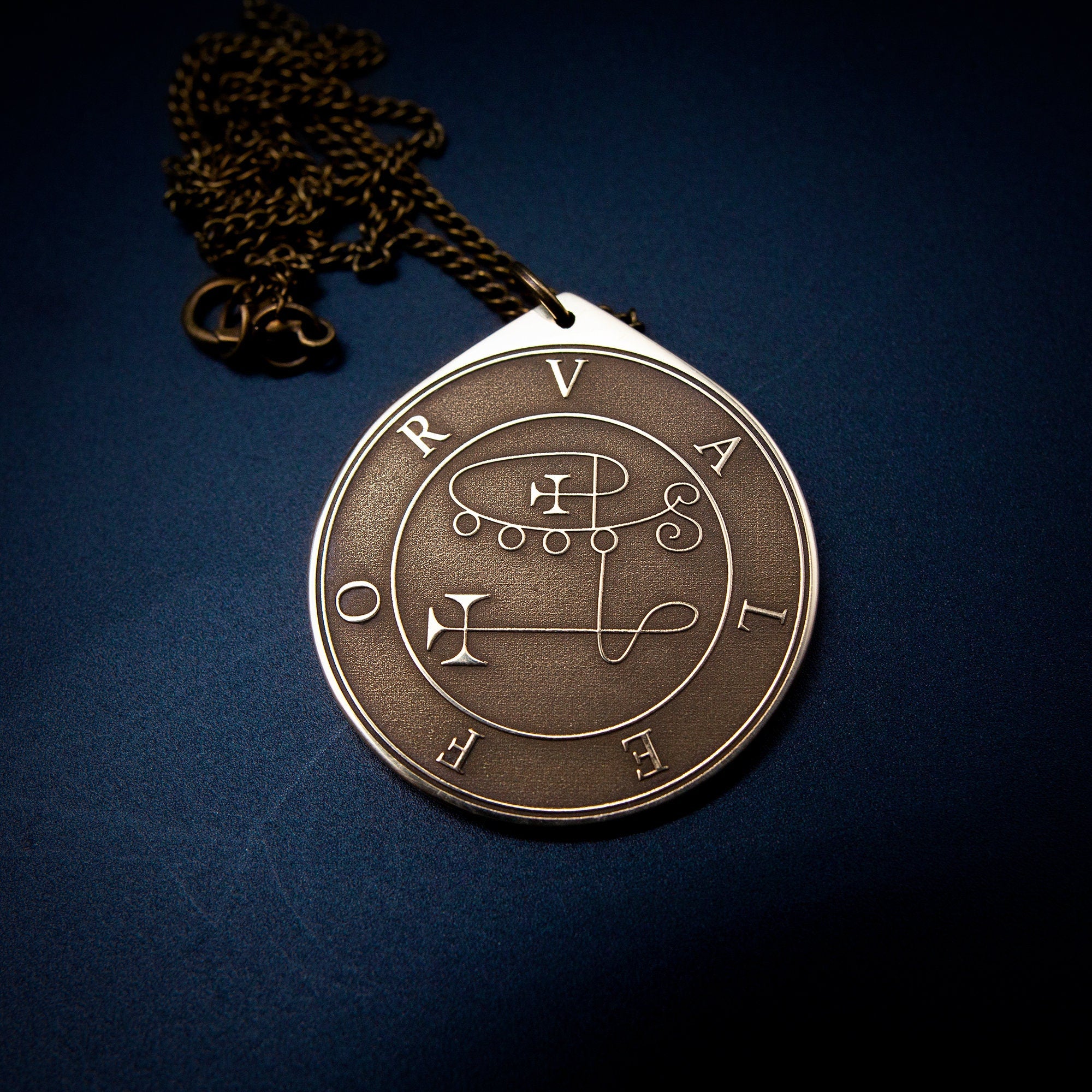 Valefor Seal Pendant: Demon of Theft and Temptation, Solomon Goetia Kabbalah