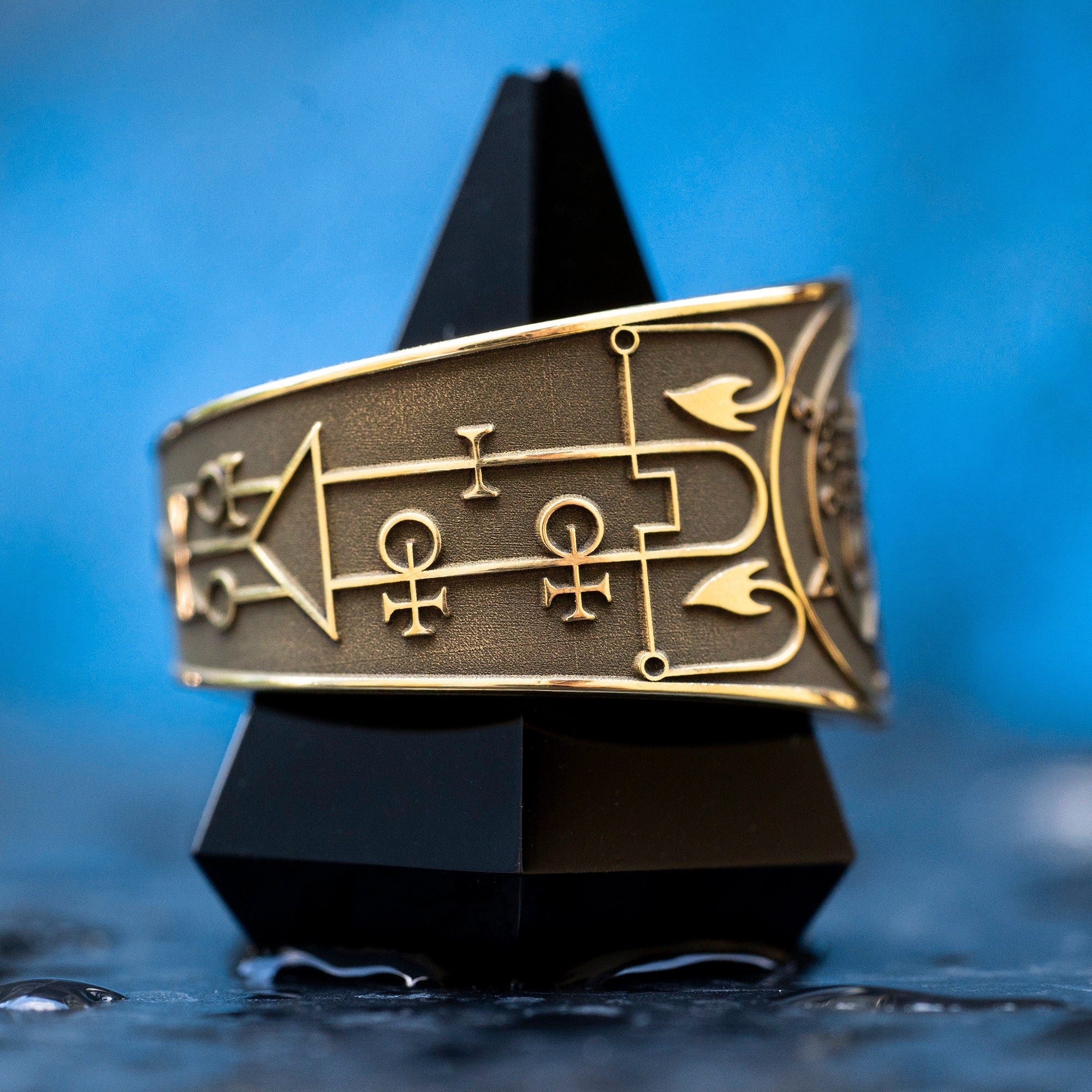 Andras Seal Ring: Demon of Discord and Chaos, Solomon Kabbalah Goetia magic