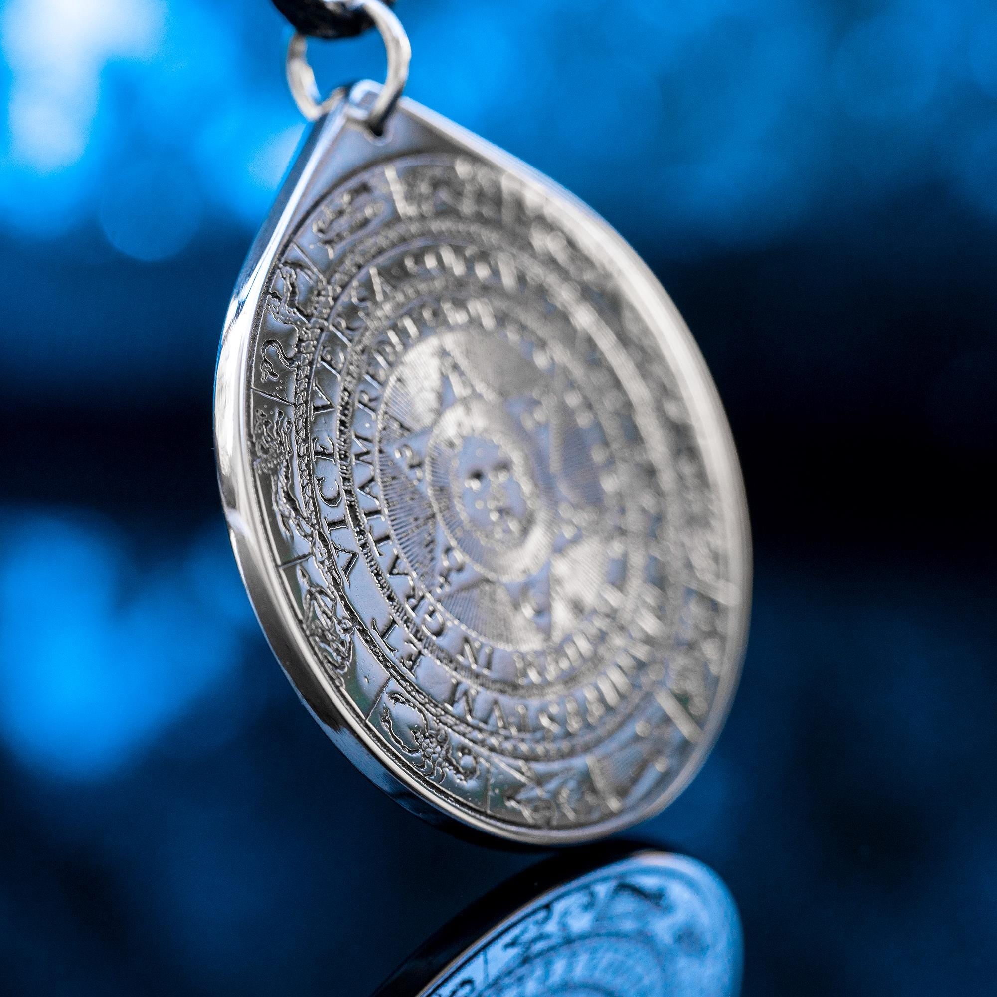 Paracelsus Seal Stainless Steel Pendant: Alchemical Amulet