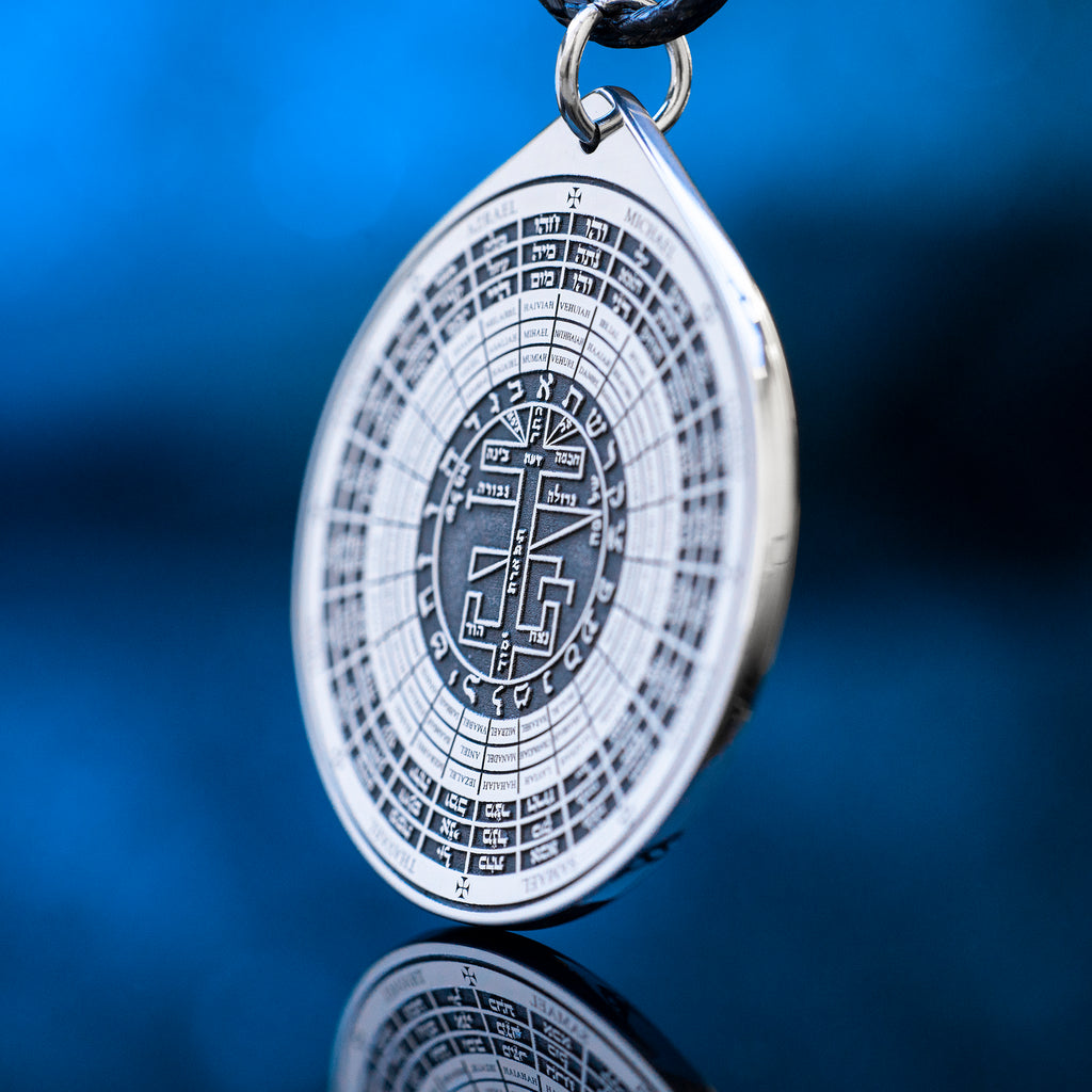 72 Names of God Pendant: Kabbalah Seal of Solomon Amulet