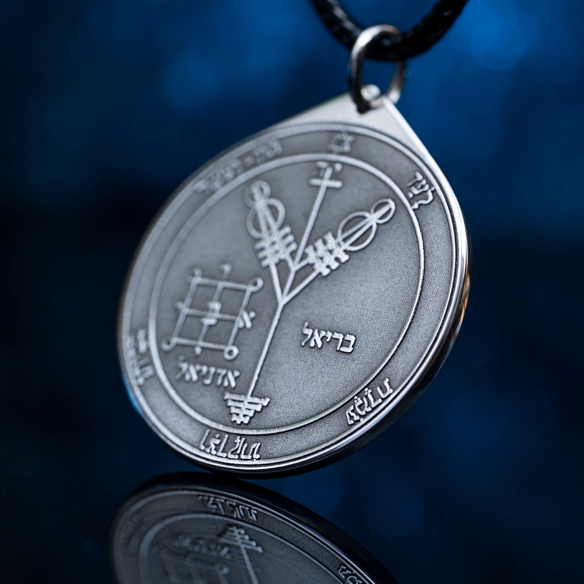 The Fourth Pentacle of Jupiter pendant Solomon kabbalah amulet talisman seal goetia occult magic lemegeton