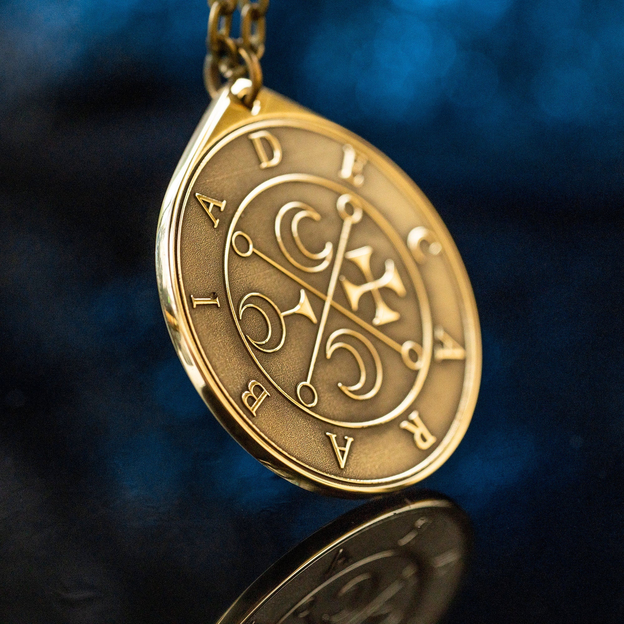 Decarabia Seal Pendant: Demon of Virtues and Illusion, Goetia Solomon Kabbalah Amulet