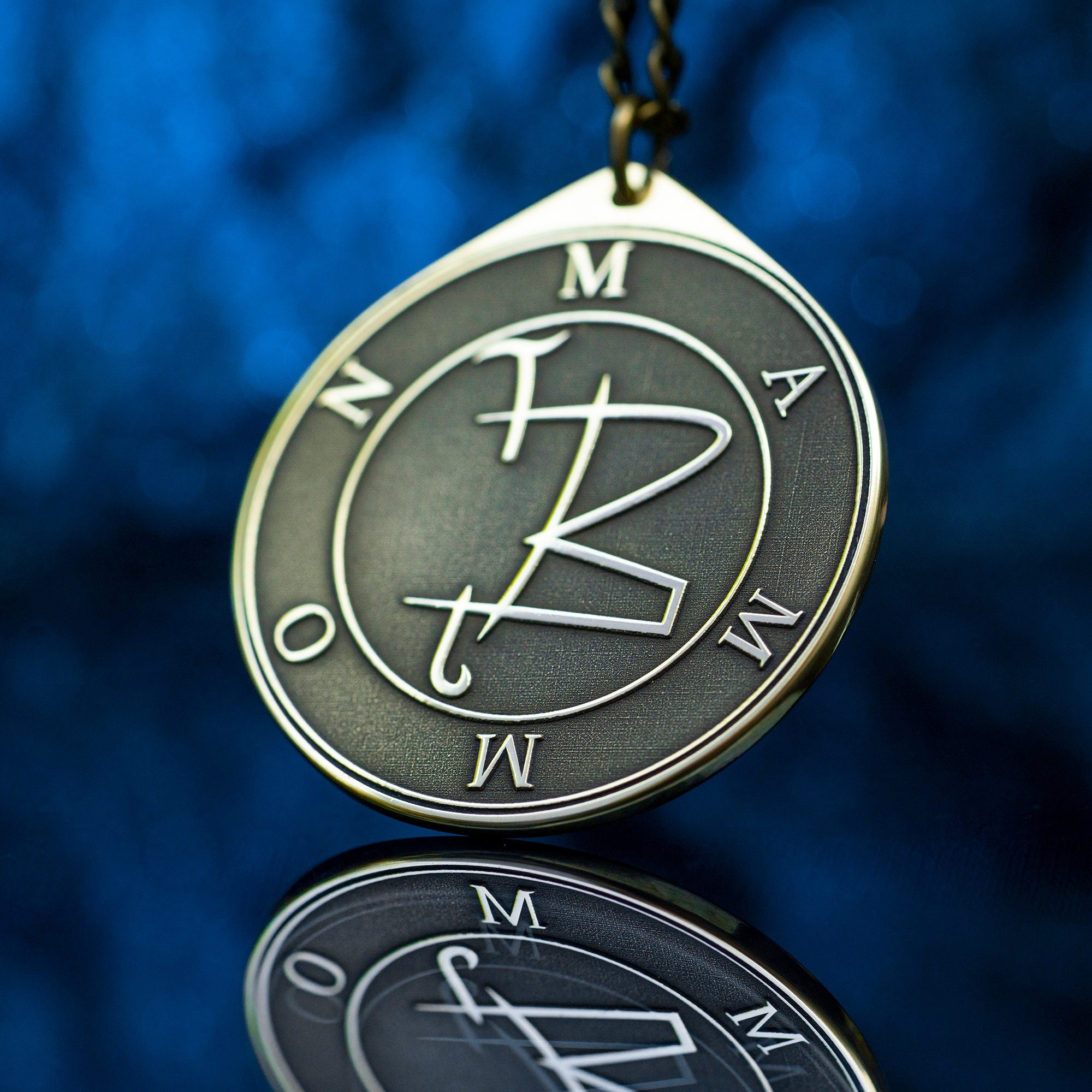 Mammon Seal Pendant: Lesser Key of Solomon Amulet