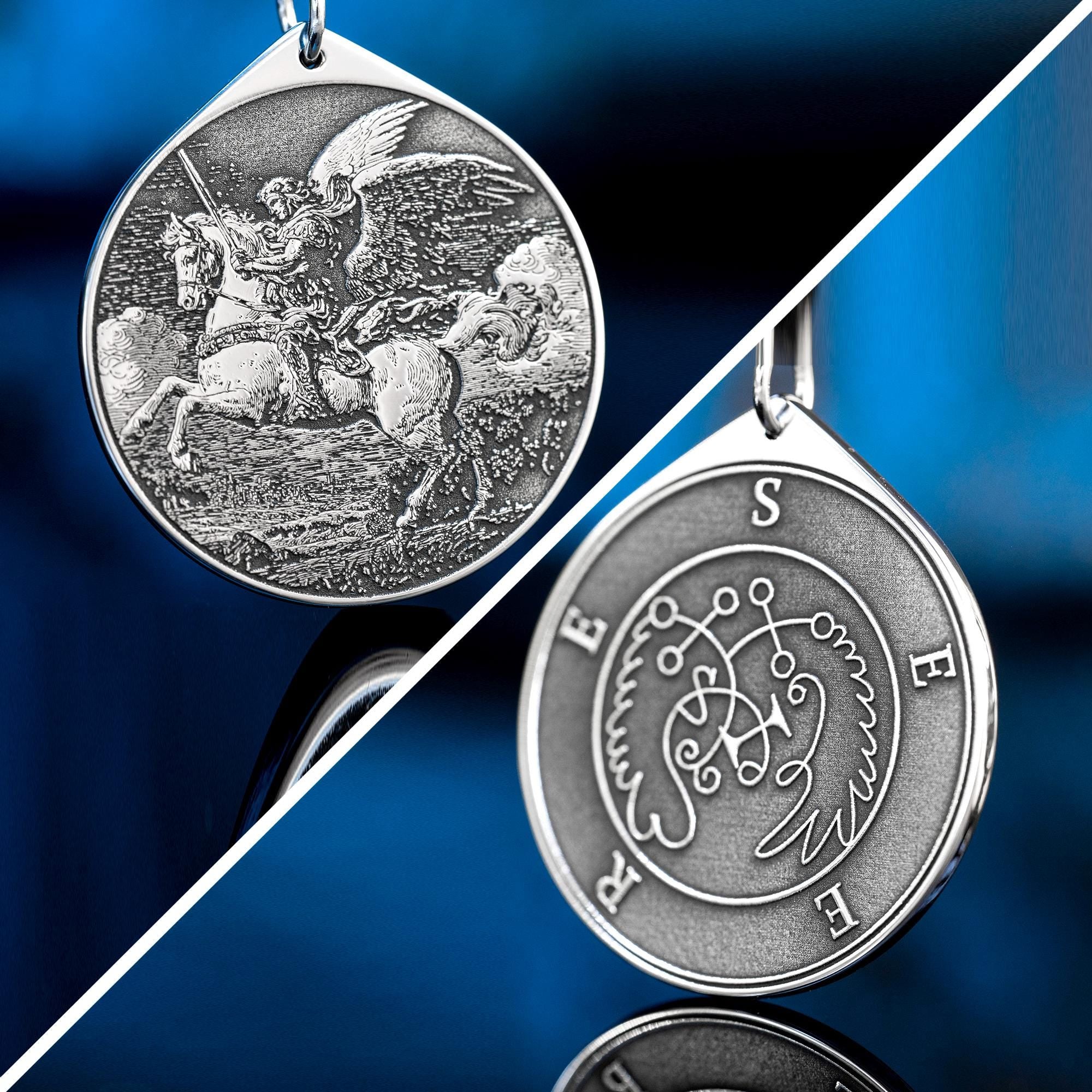 Prince Seere Seal Amulet Pendant: Lesser Key of Solomon Talisman